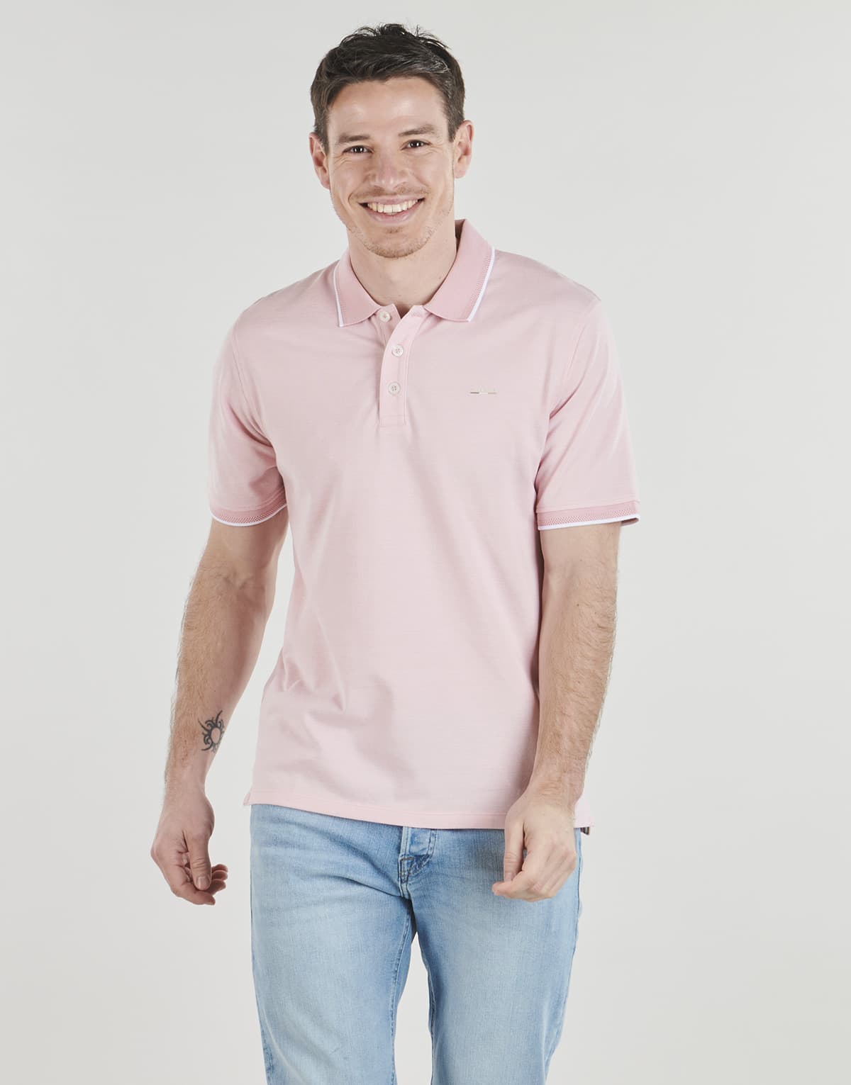 Men's Polo Shirts Jack & Jones Pink
