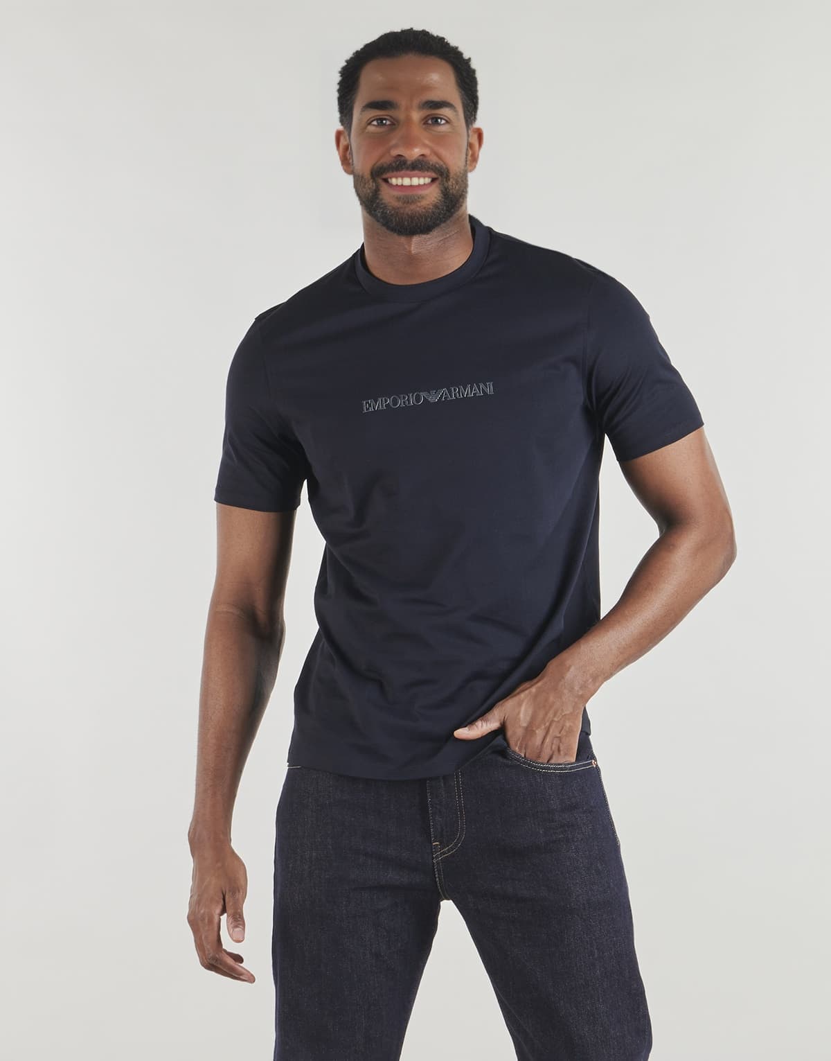 Men's T-Shirts Emporio Armani Blue