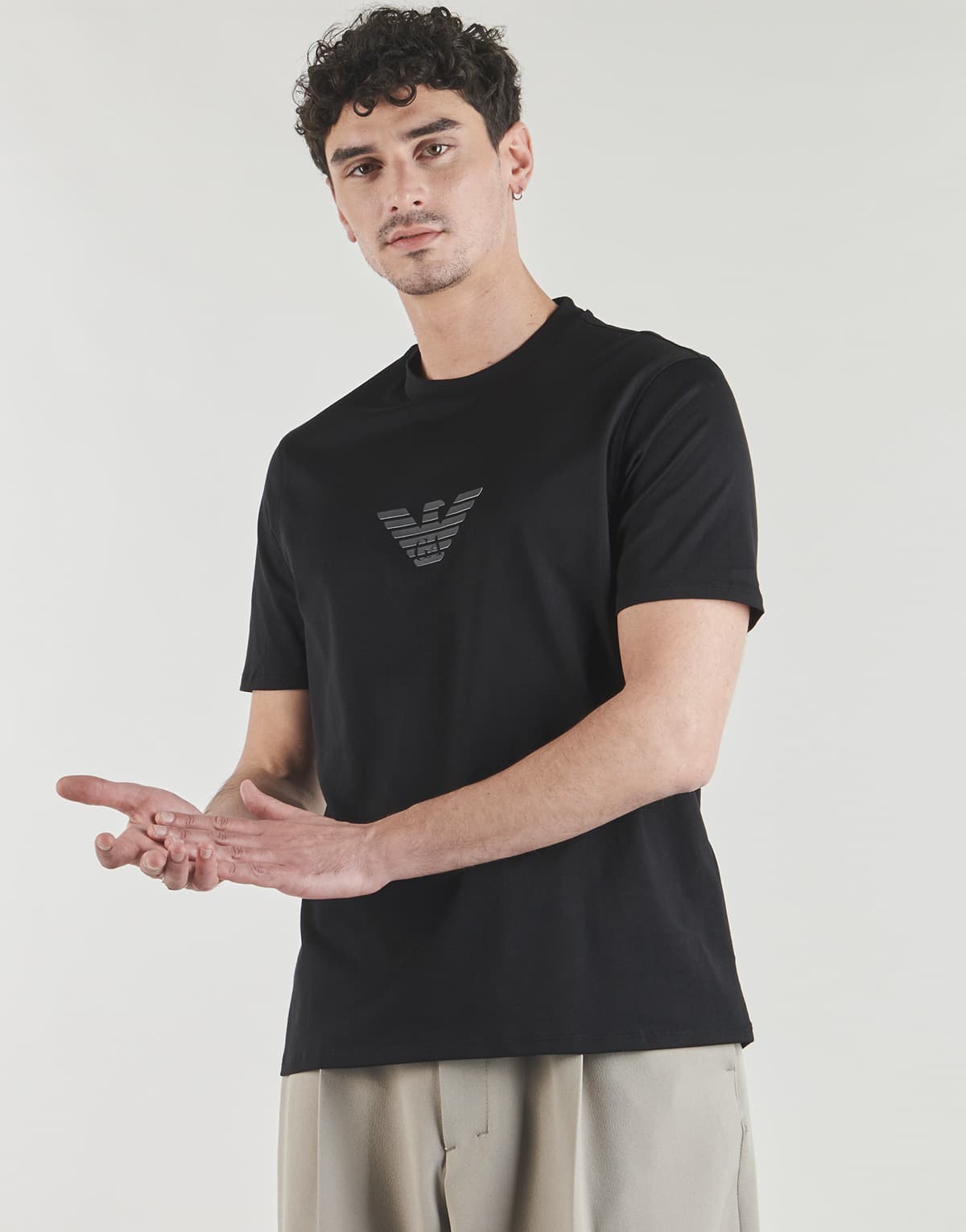 Men's T-Shirts Emporio Armani Black