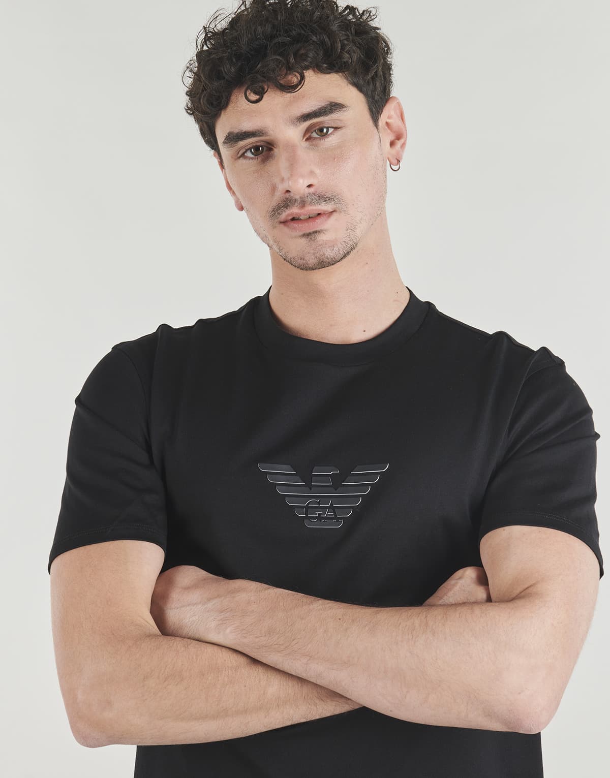 Men's T-Shirts Emporio Armani Black