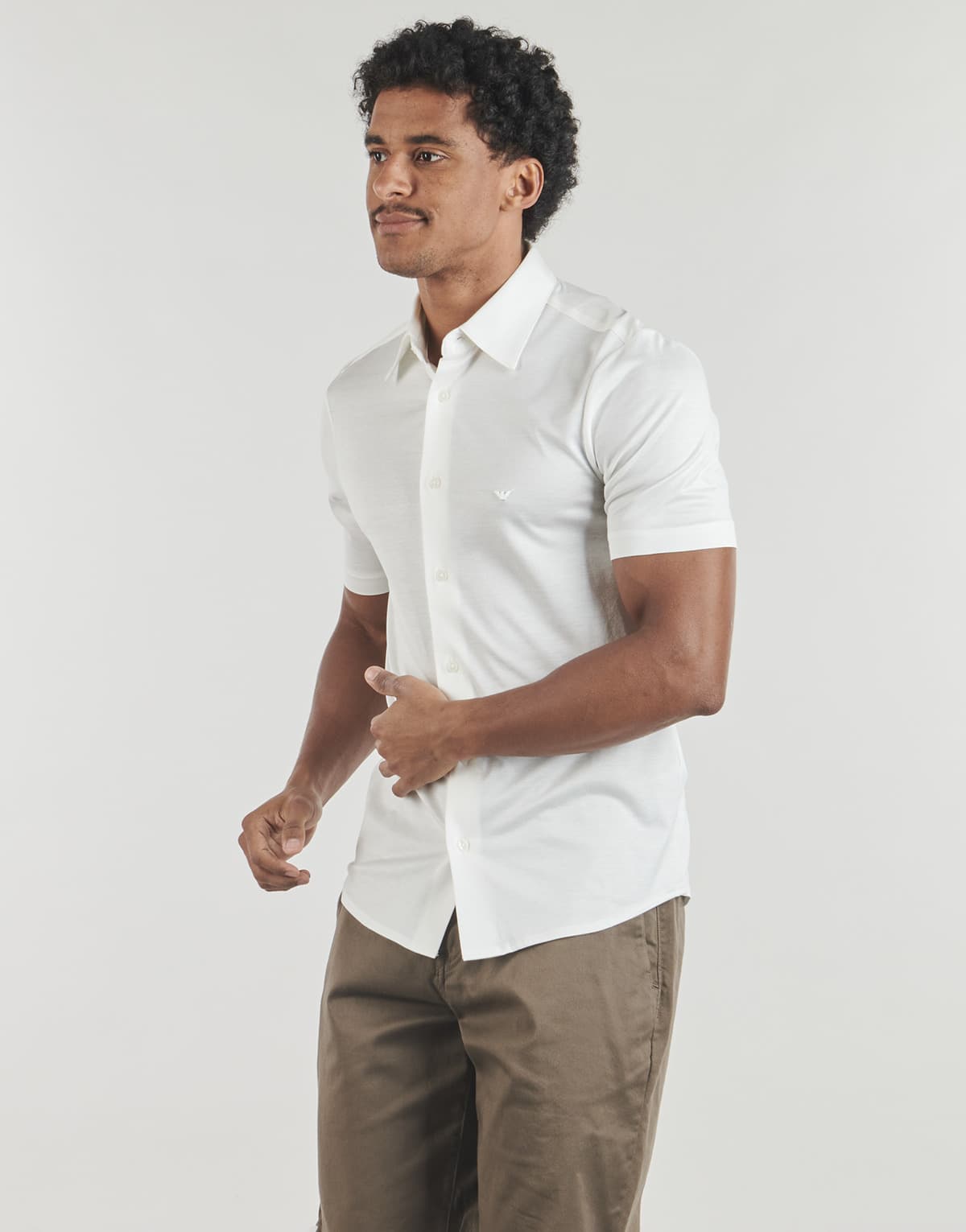 Men's Shirts Emporio Armani White