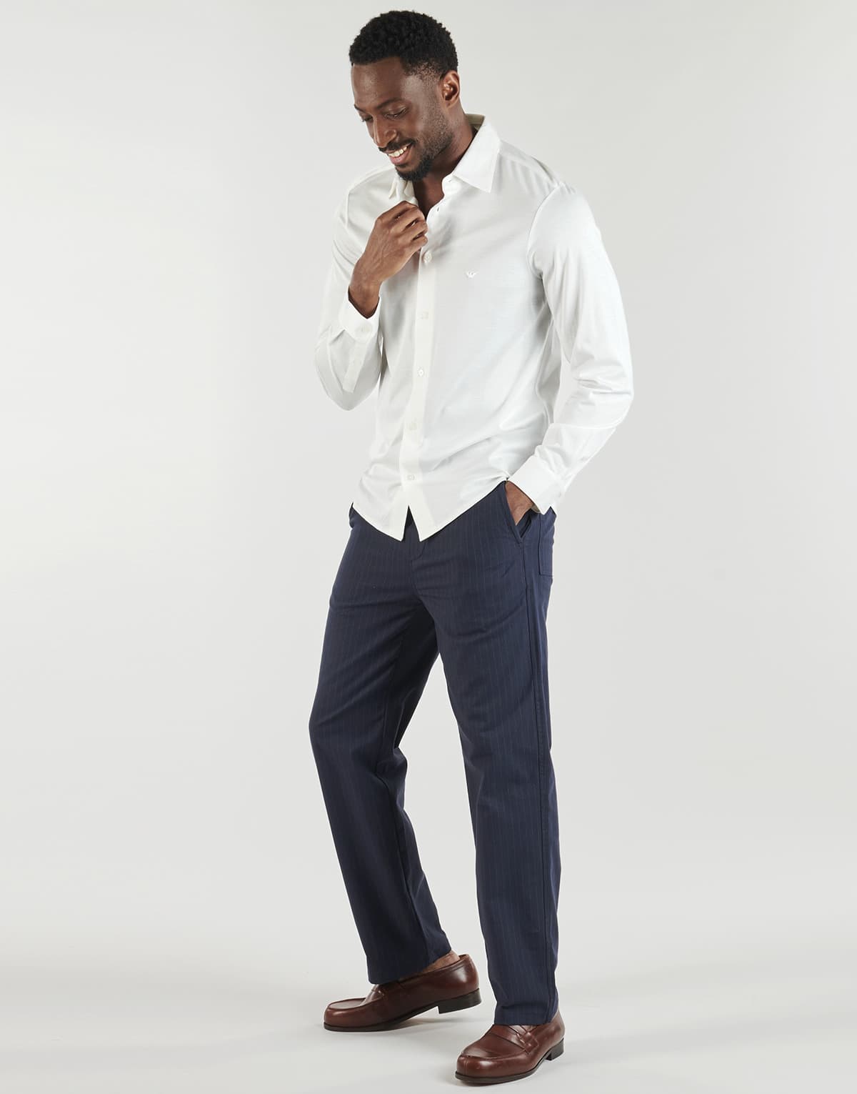 Men's Shirts Emporio Armani White