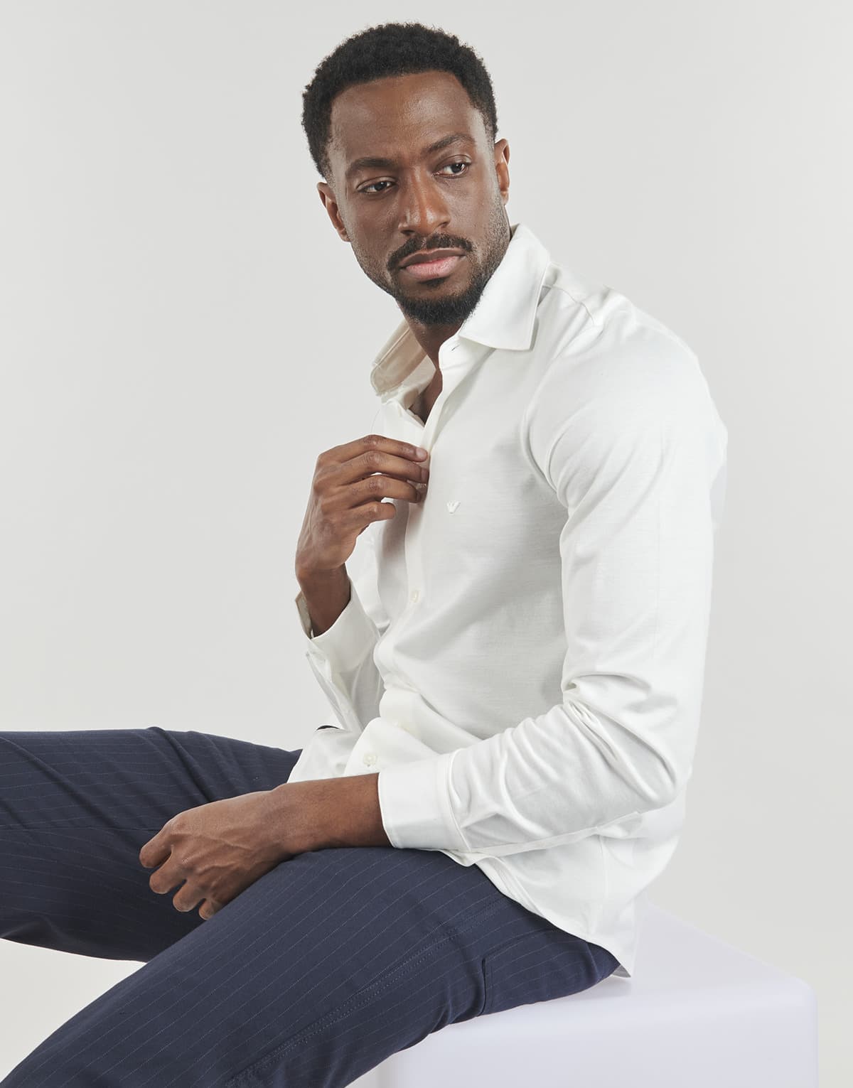 Men's Shirts Emporio Armani White