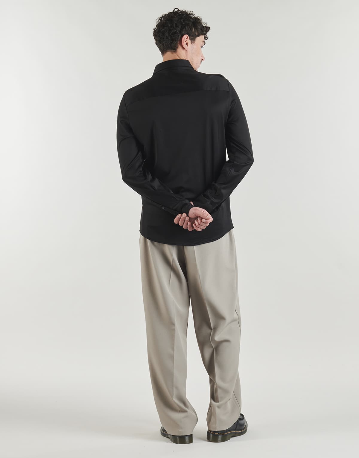 Men's Shirts Emporio Armani Black