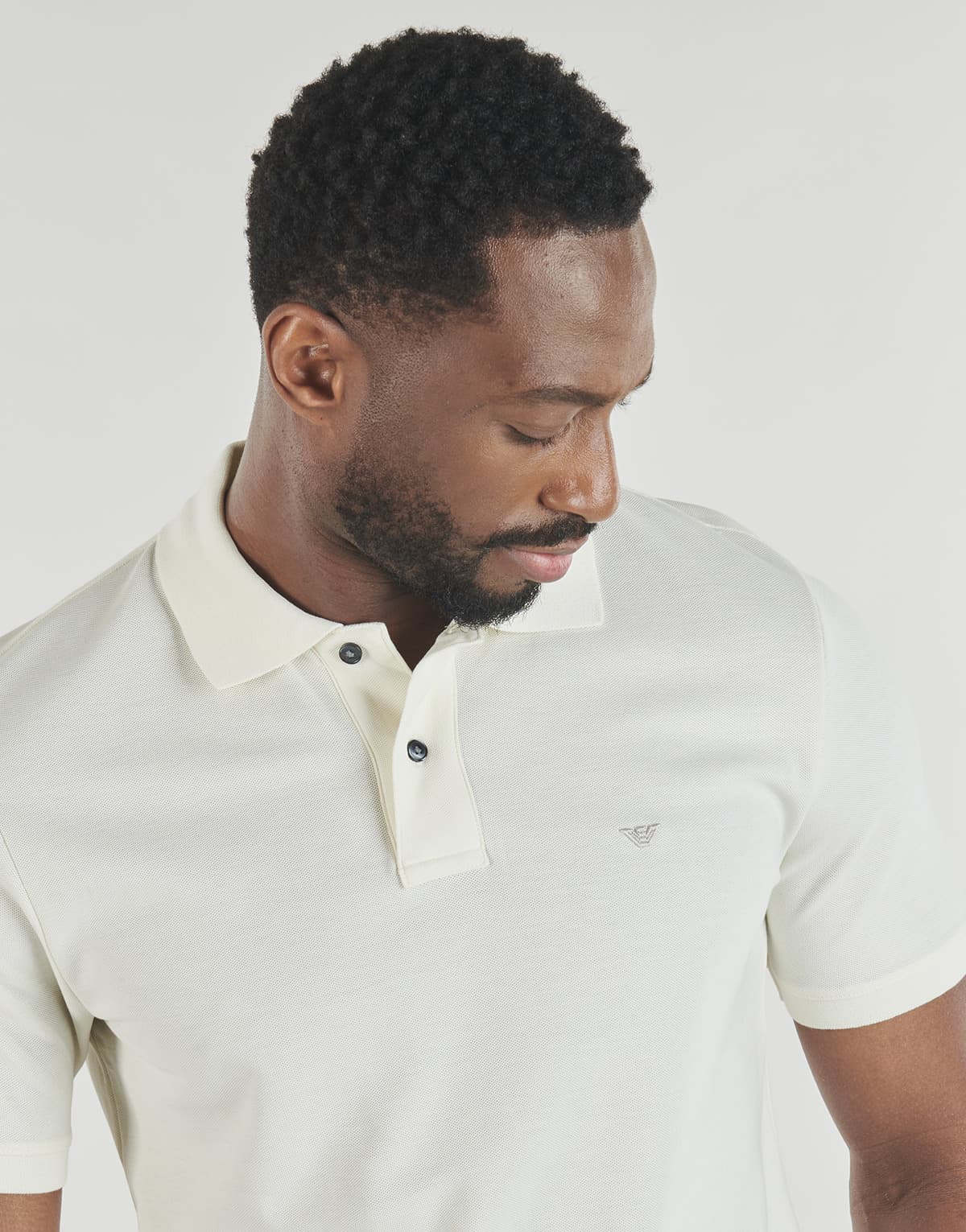 Men's Polo Shirts Emporio Armani White