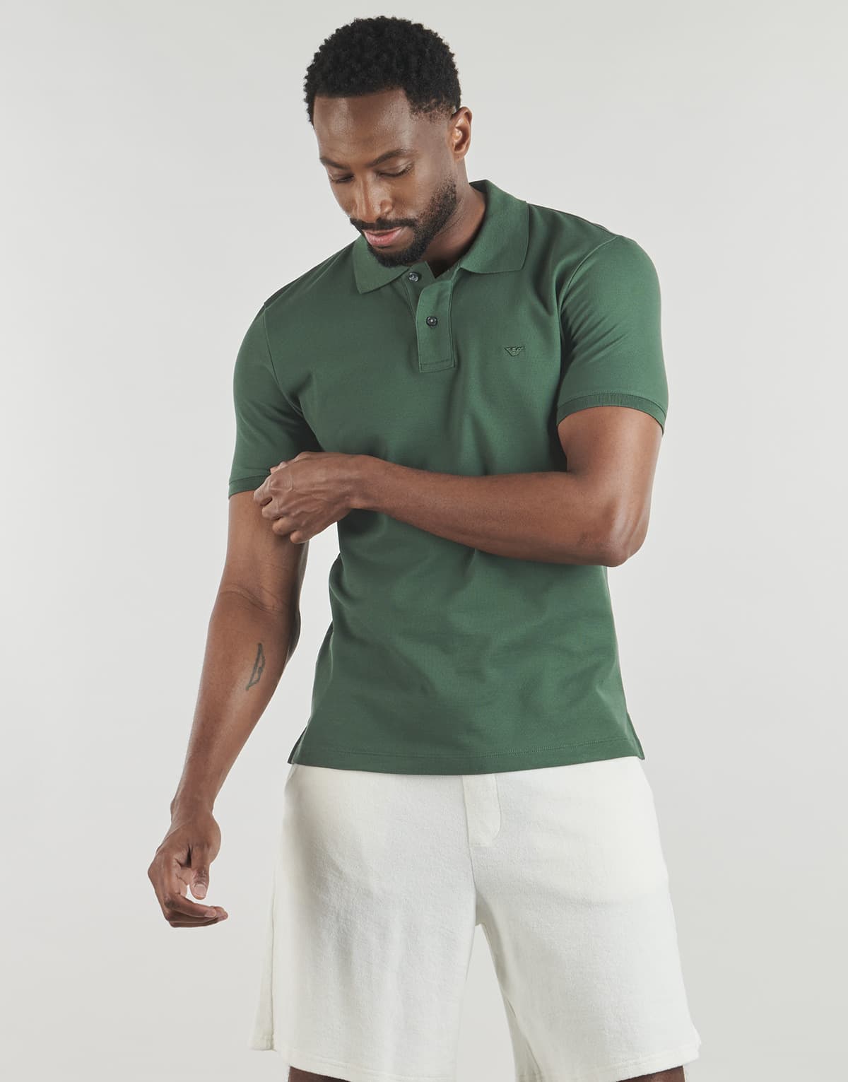Men's Polo Shirts Emporio Armani Green