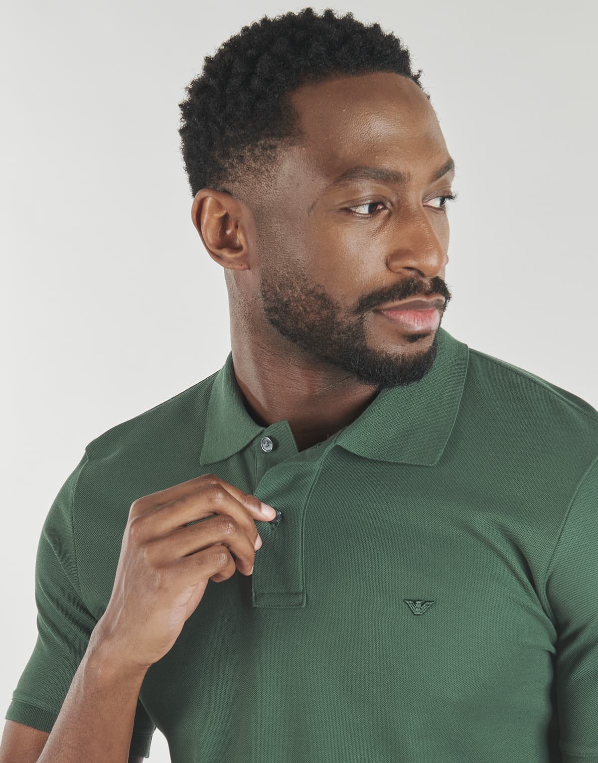 Men's Polo Shirts Emporio Armani Green