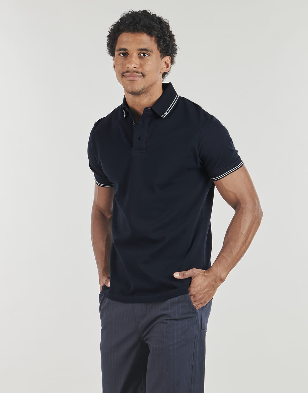 Men's Polo Shirts Emporio Armani Blue