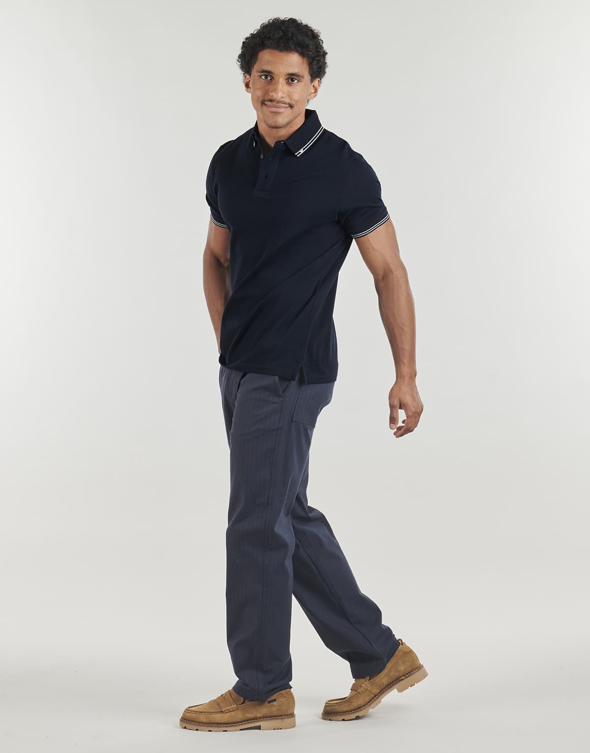 Men's Polo Shirts Emporio Armani Blue