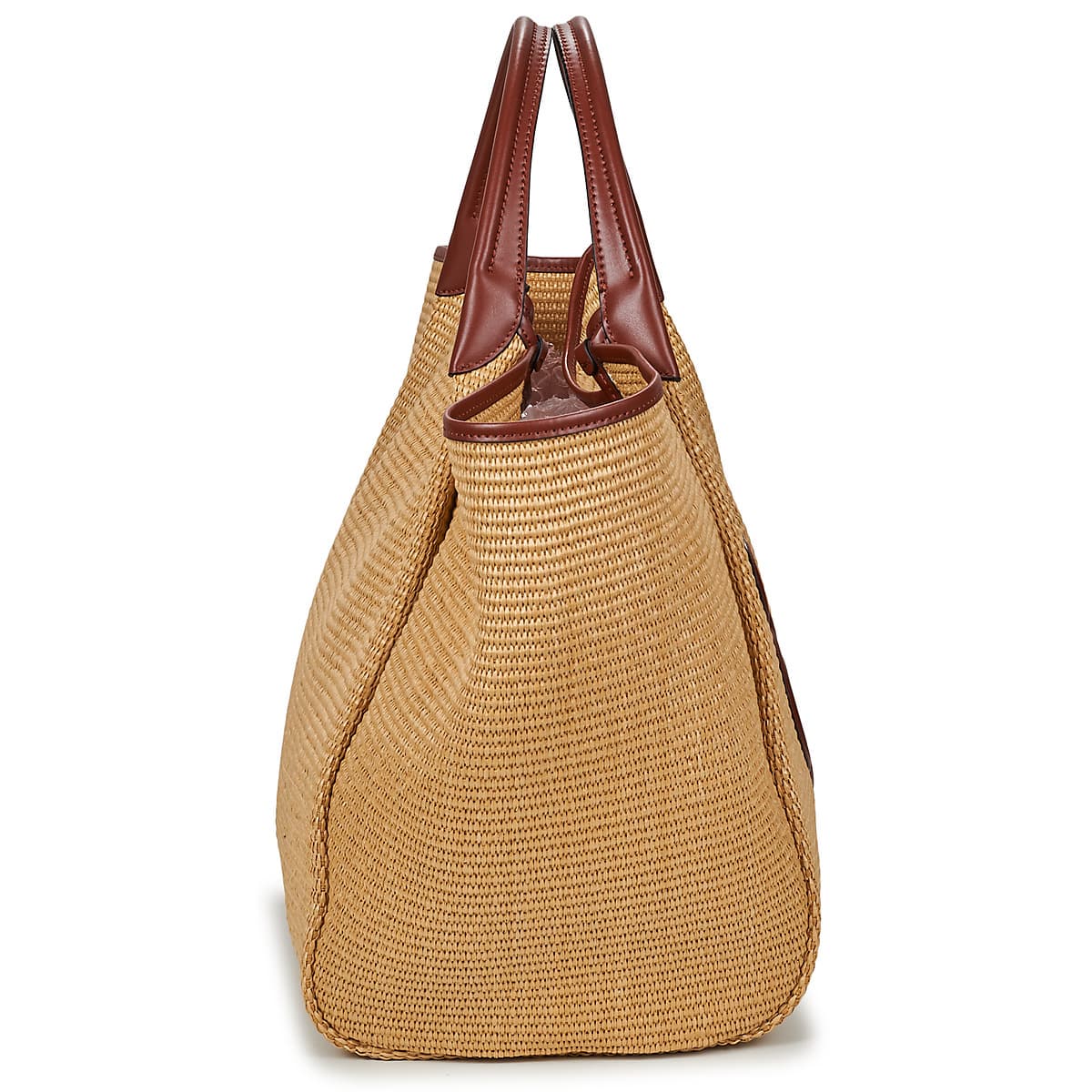 Straw Large Shopper Bag Women Emporio Armani