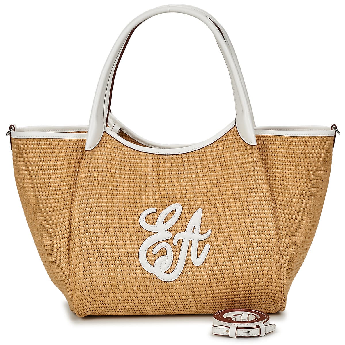 Τσάντες ώμου Emporio Armani SHOPPING STRAW M