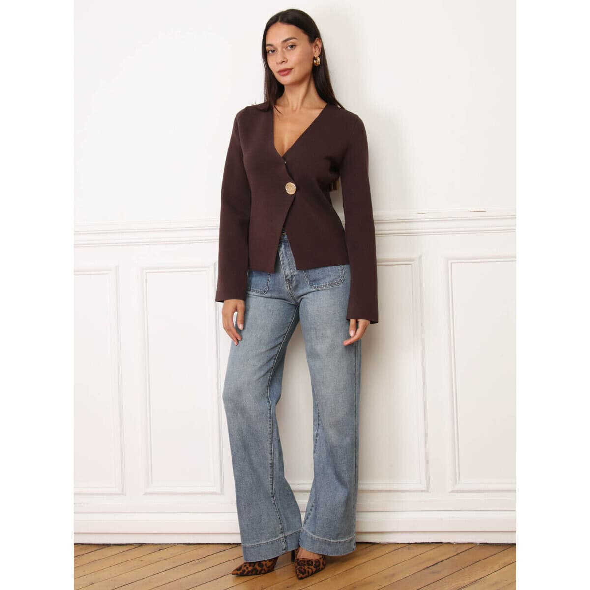 Women's Jackets La Modeuse Brown