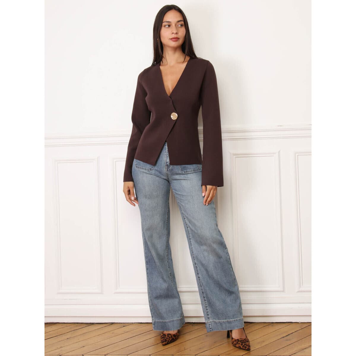 Women's Jackets La Modeuse Brown