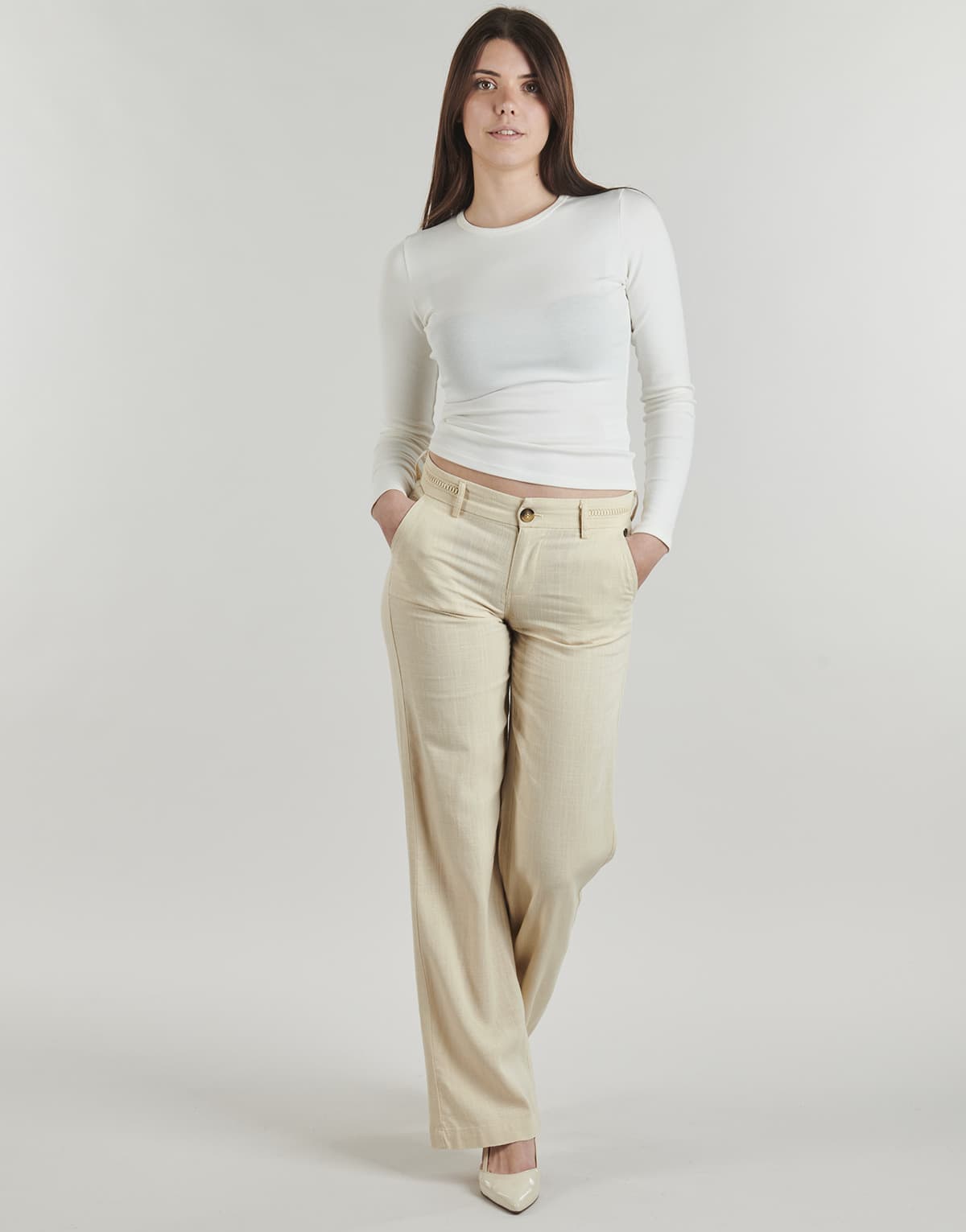 Women's Pants Freeman T.Porter Beige