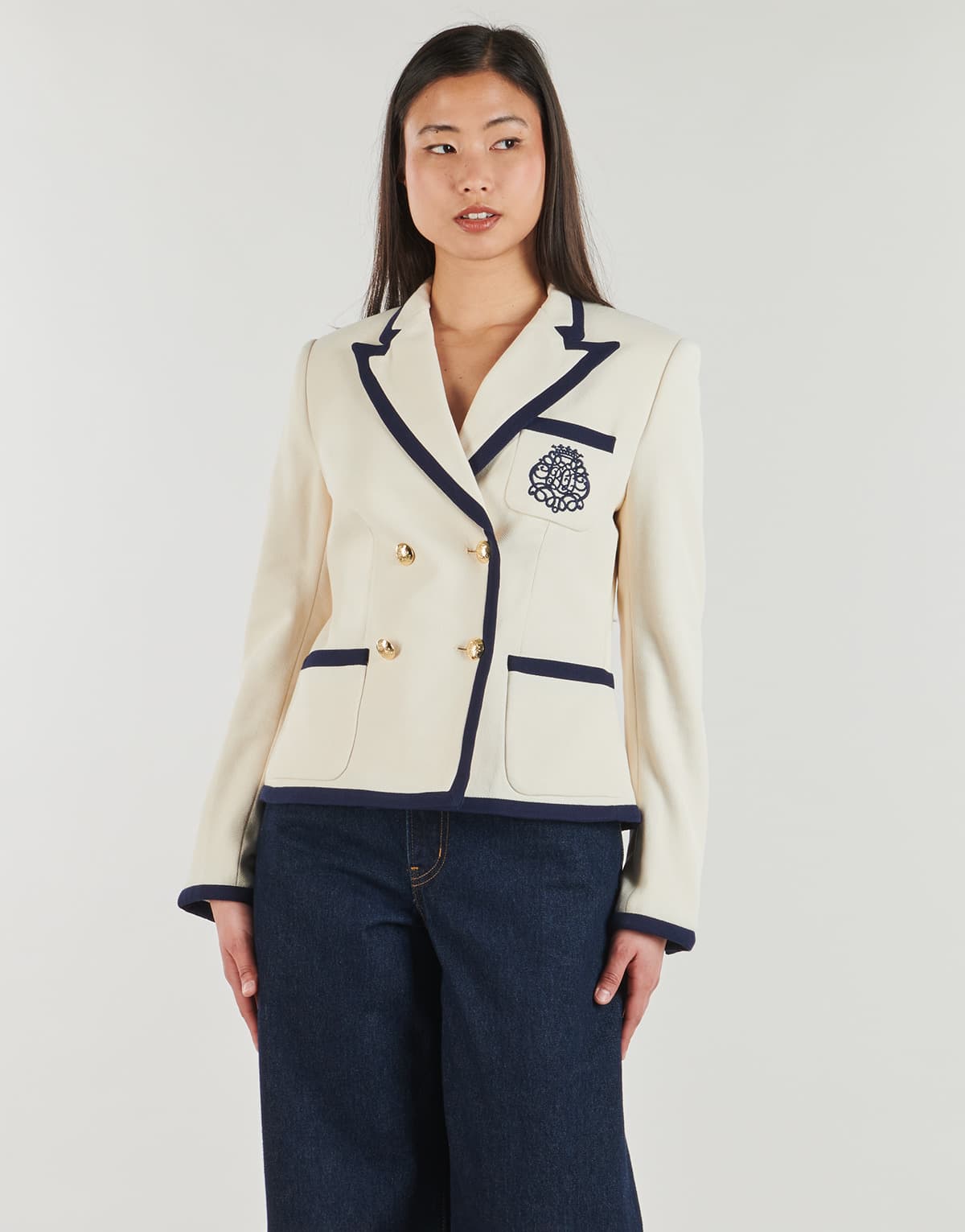 Women's Blazers Lauren Ralph Lauren Beige