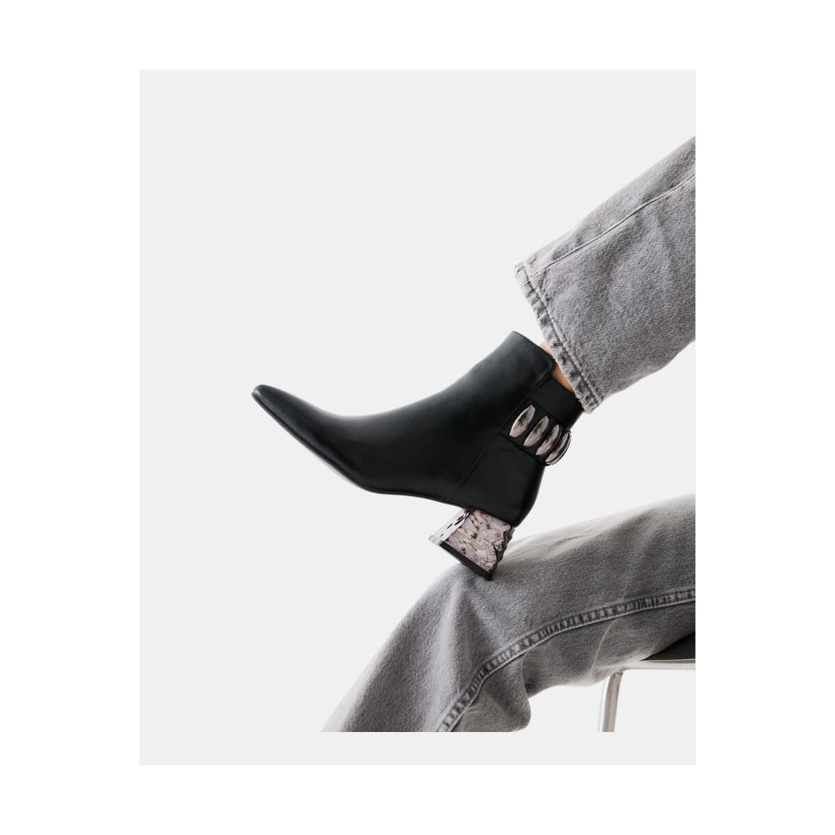 Women's Ankle Boots Exé Shoes Black