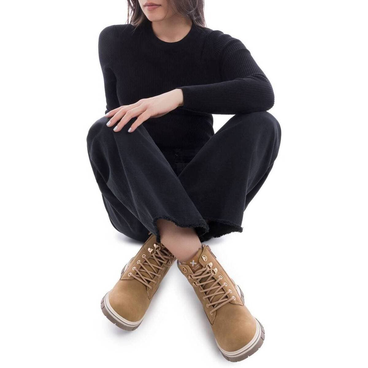 Women's Ankle Boots Xti Yellow