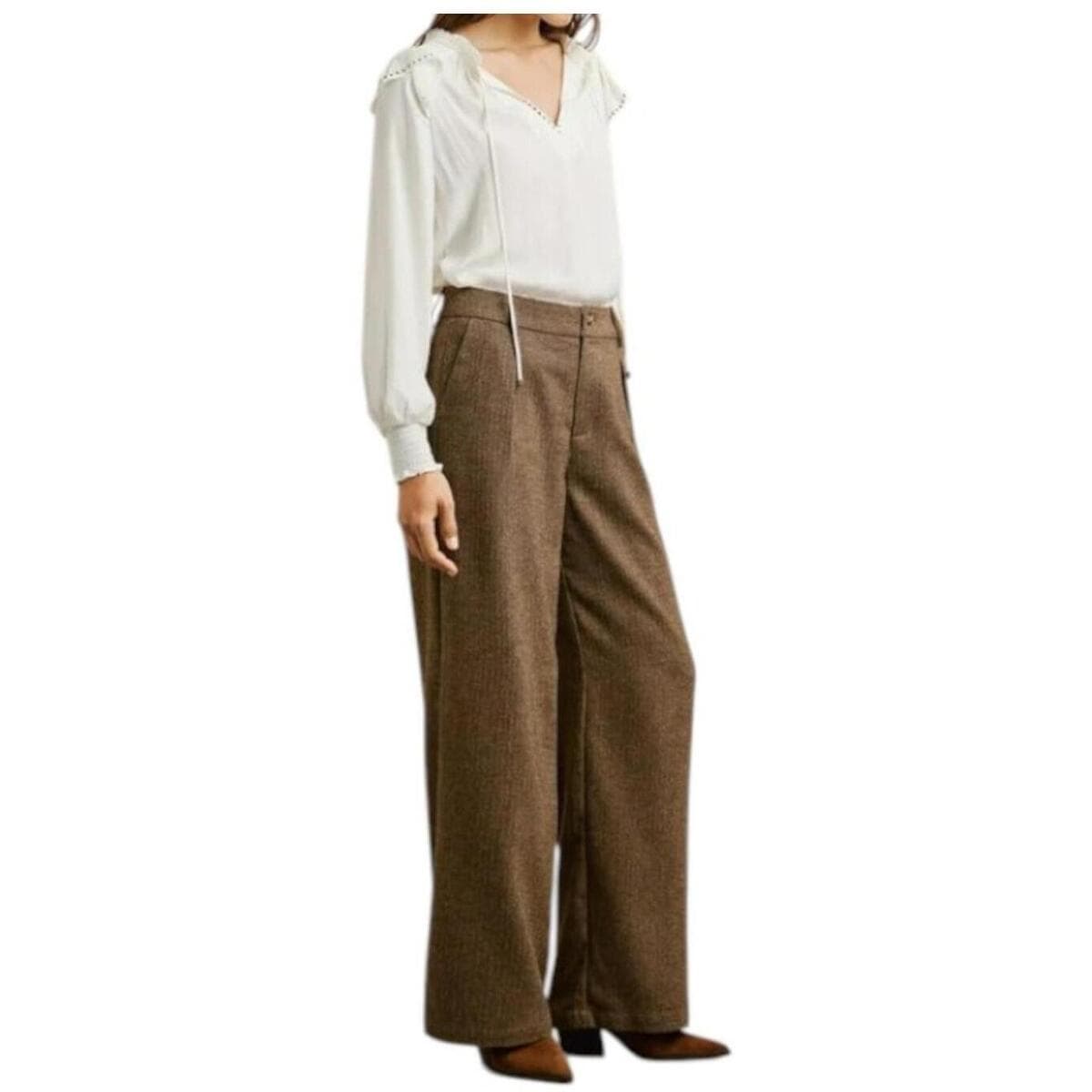 Women's Pants Pepe Jeans Brown