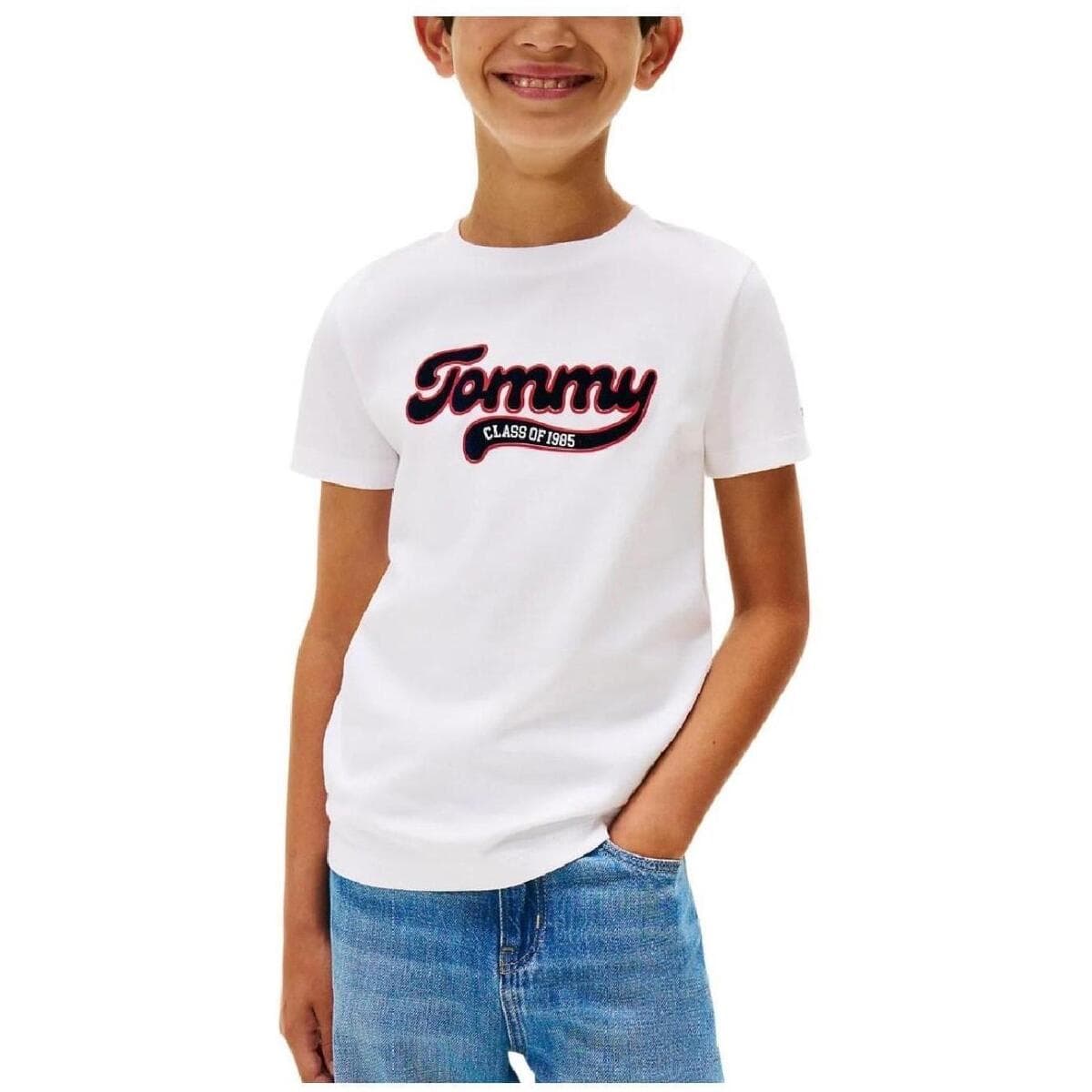 Boys' T-Shirts Tommy Hilfiger White
