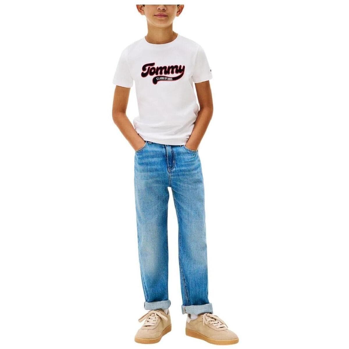 Boys' T-Shirts Tommy Hilfiger White