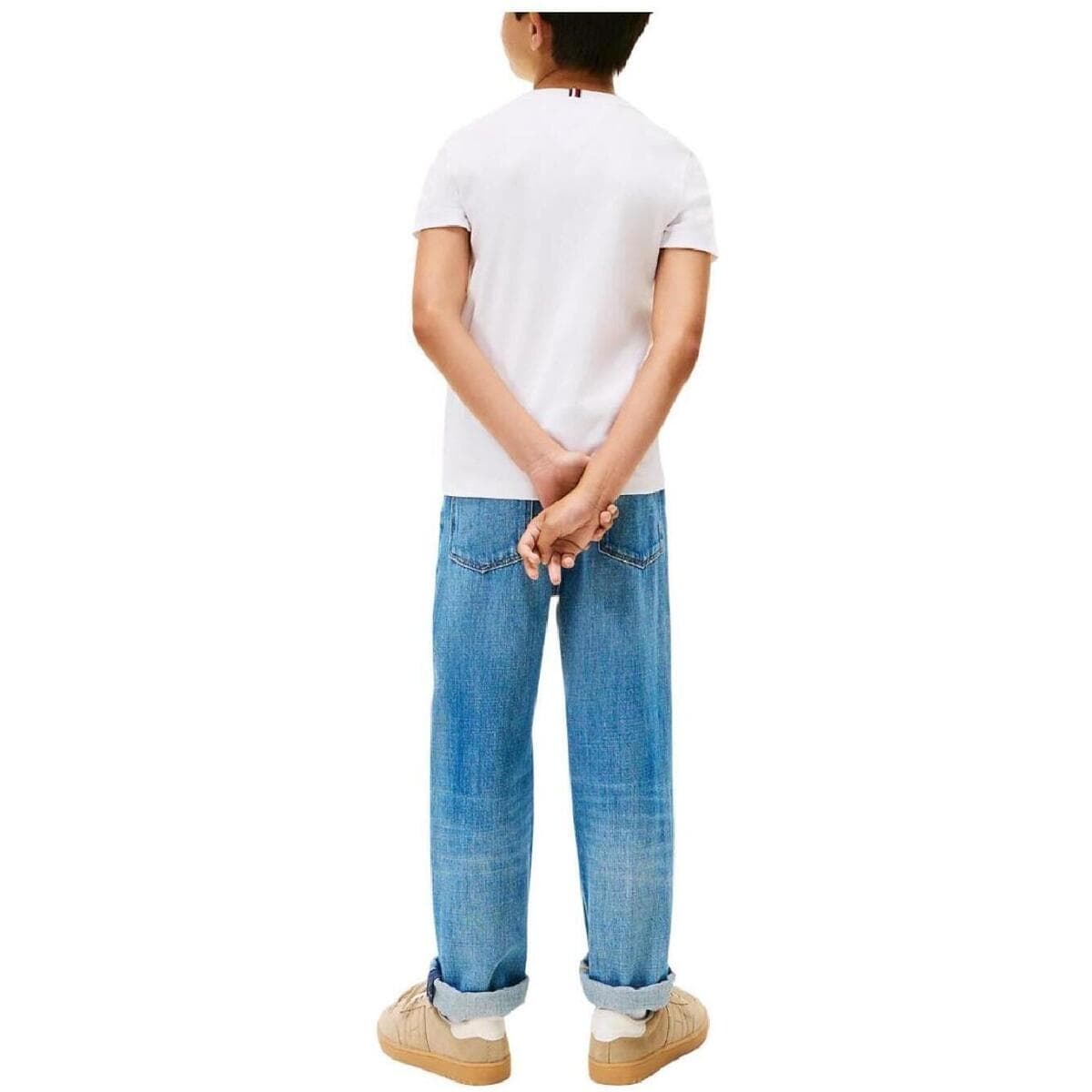 Boys' T-Shirts Tommy Hilfiger White