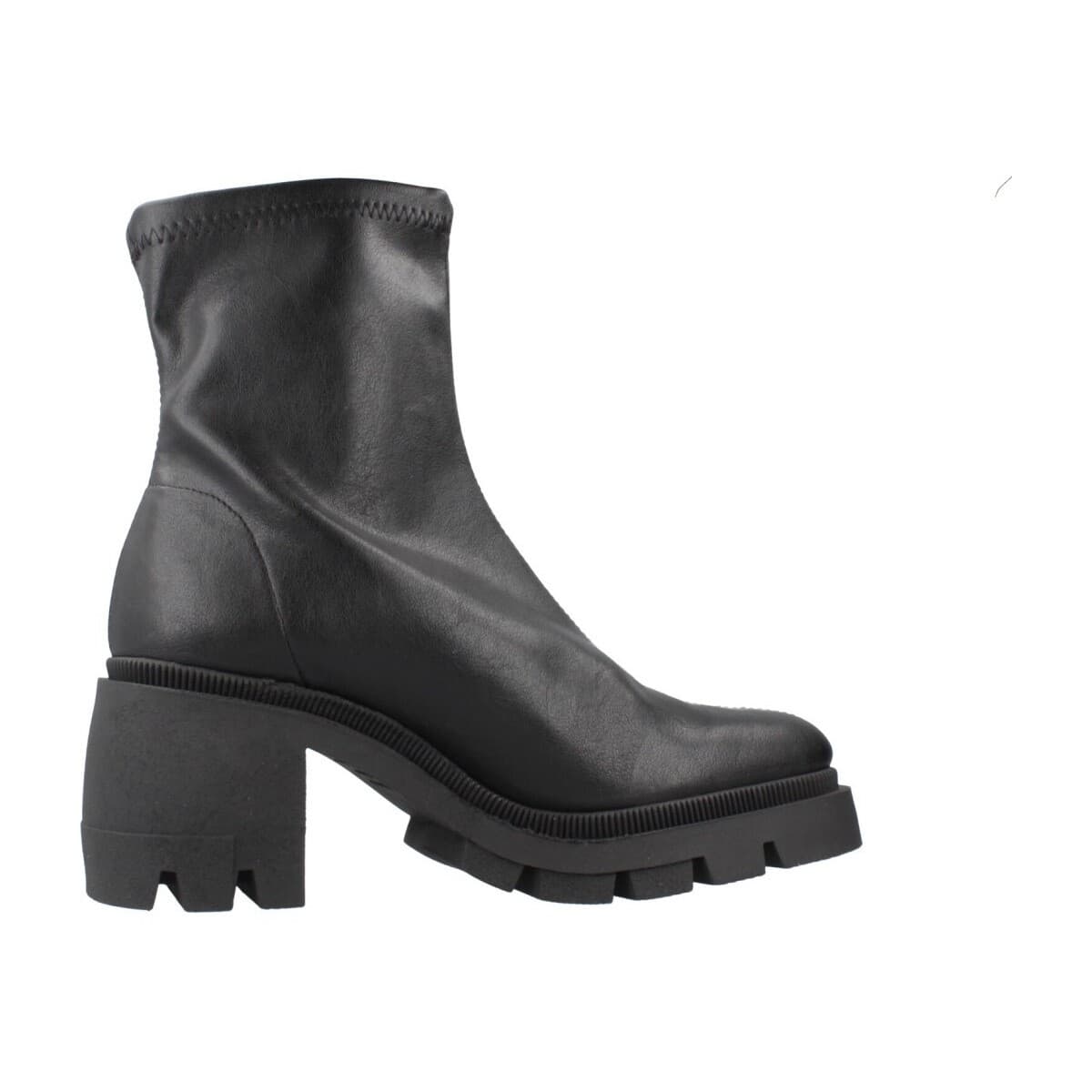 Women's Ankle Boots Miss Elastic Black