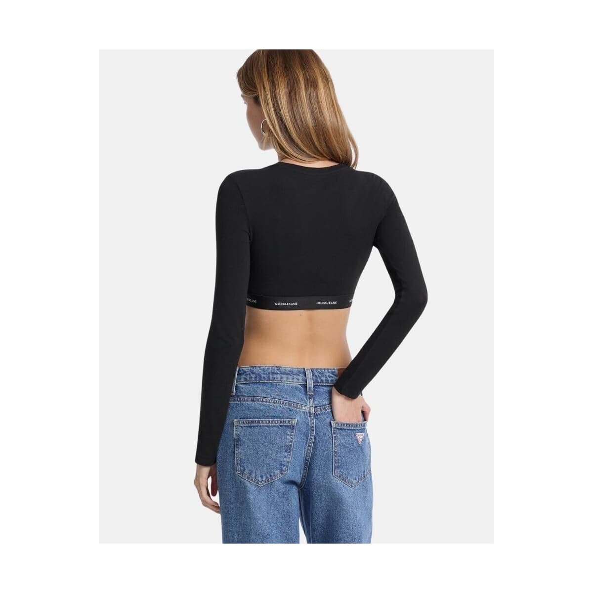 Women's T-Shirts Guess Black