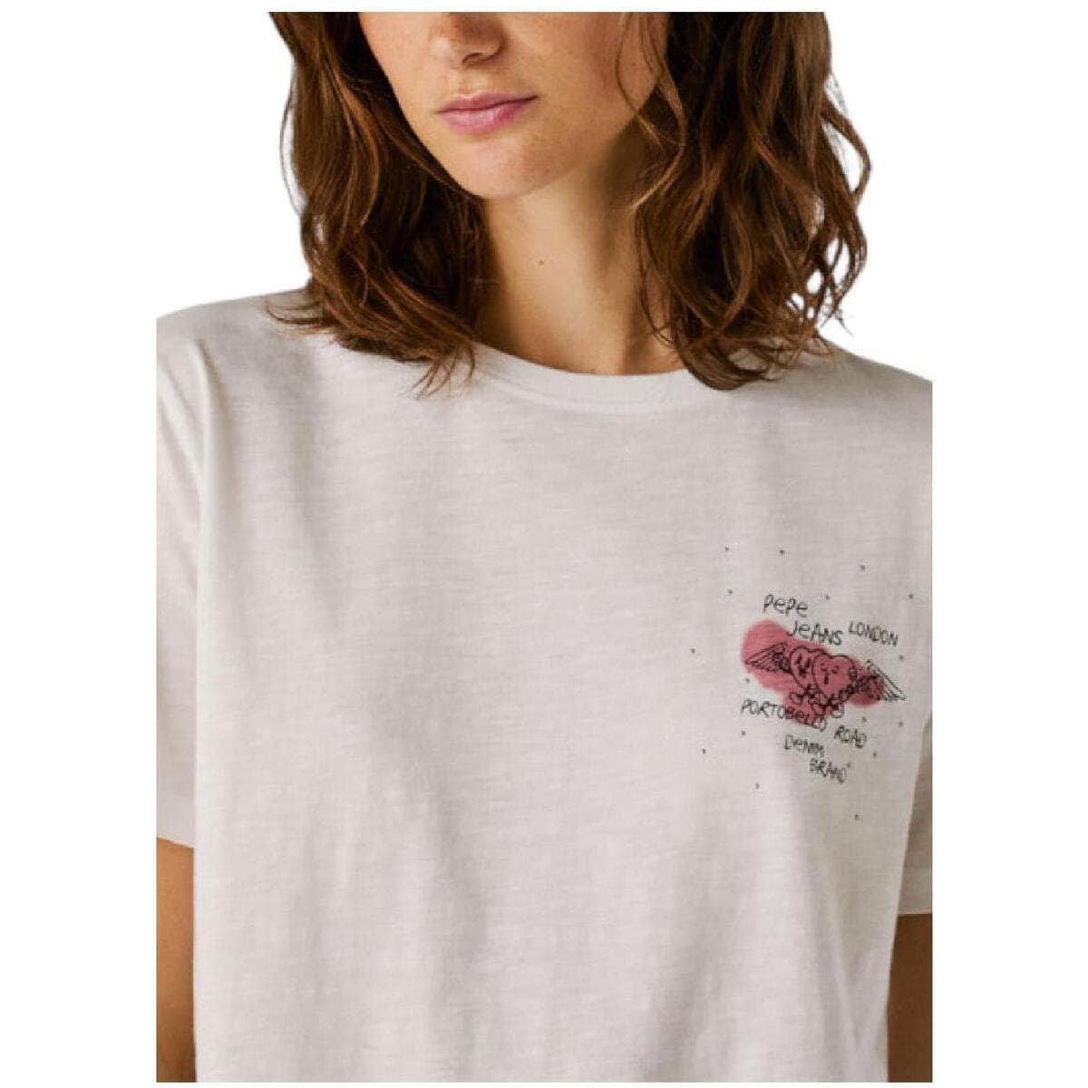 Women's T-Shirts Pepe Jeans White