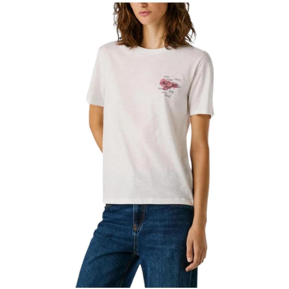 Women's T-Shirts Pepe Jeans White