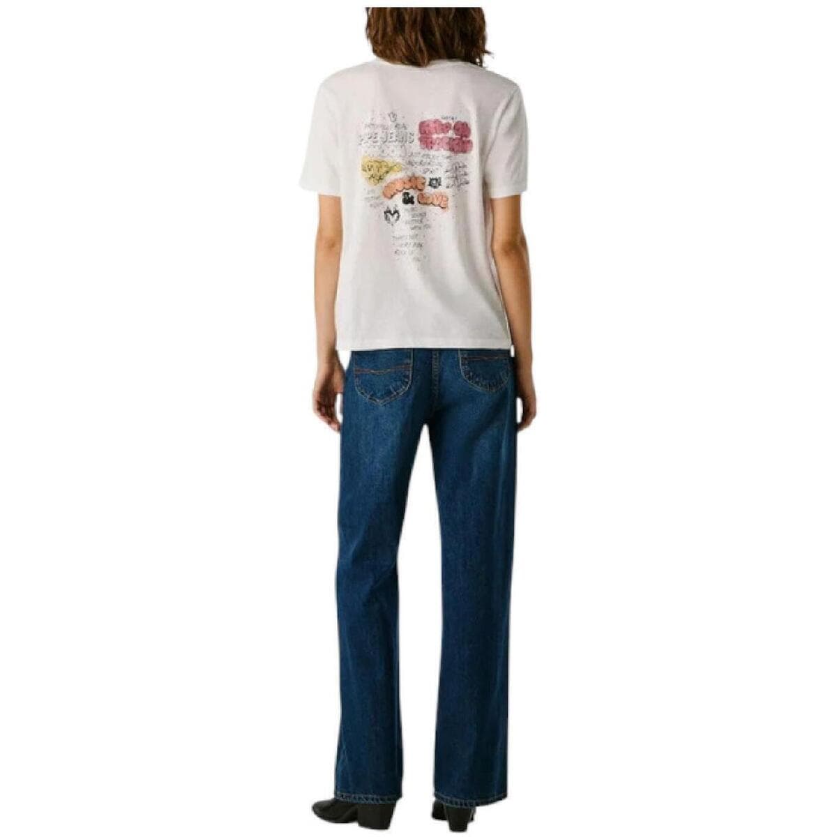 Women's T-Shirts Pepe Jeans White