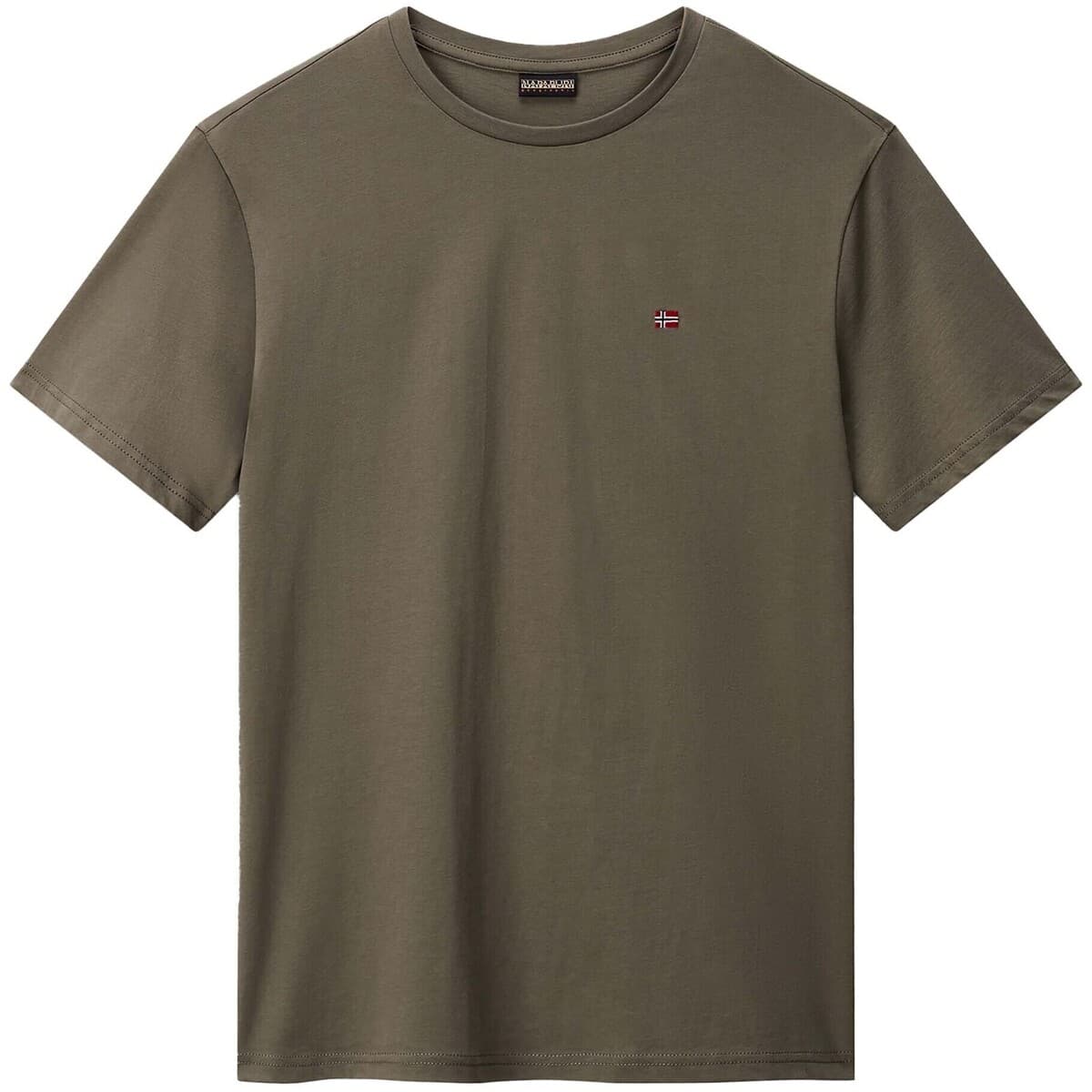 Men's T-Shirts Napapijri Green