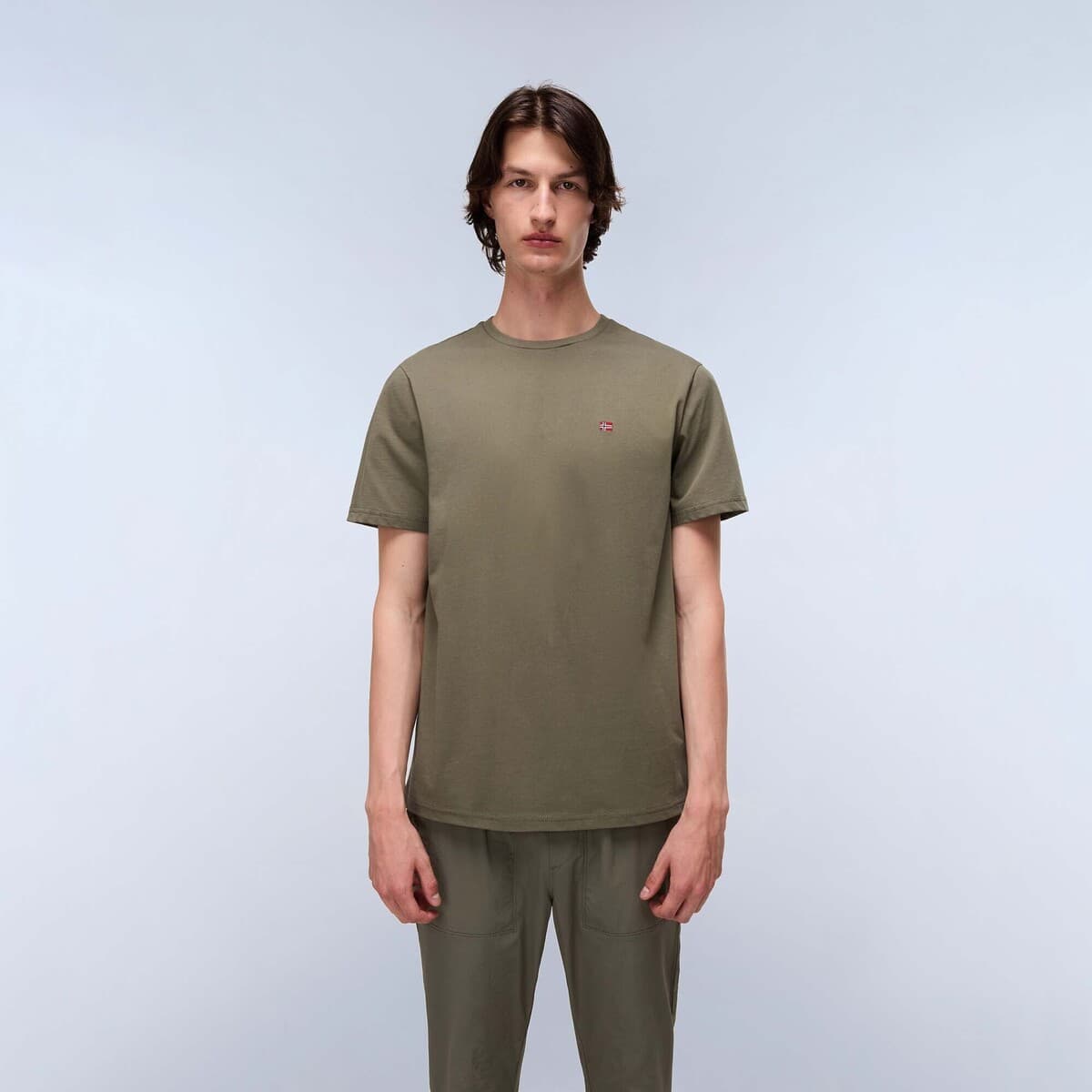 Men's T-Shirts Napapijri Green