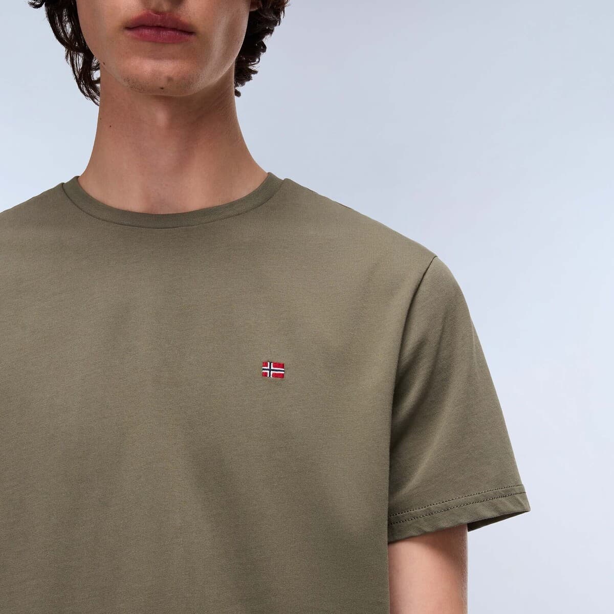 Men's T-Shirts Napapijri Green