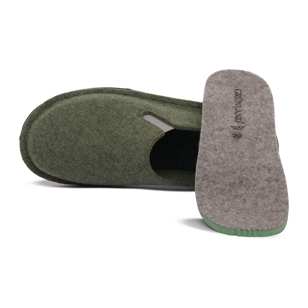 Women's House Slippers Grunland Green