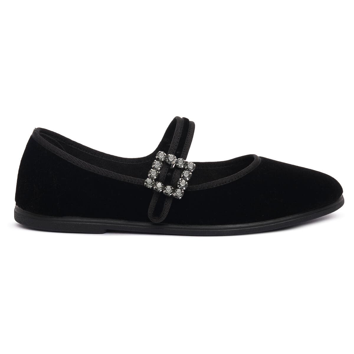 Women's Ballet Flats Grunland Black