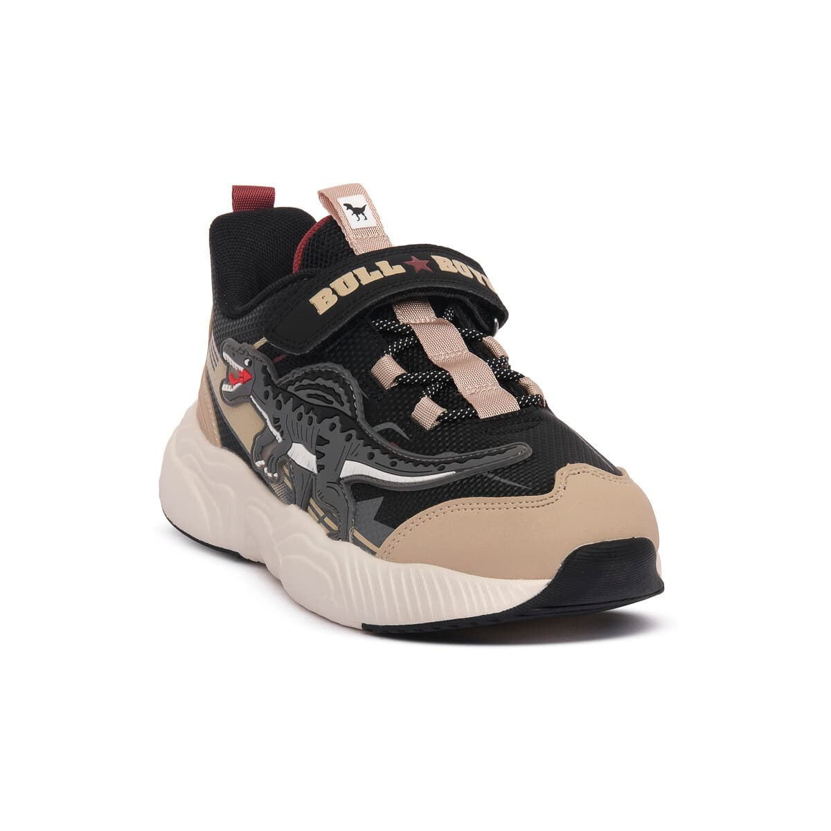 Xαμηλά Sneakers Bull Boys BEIGE NERO SPINOSAURO