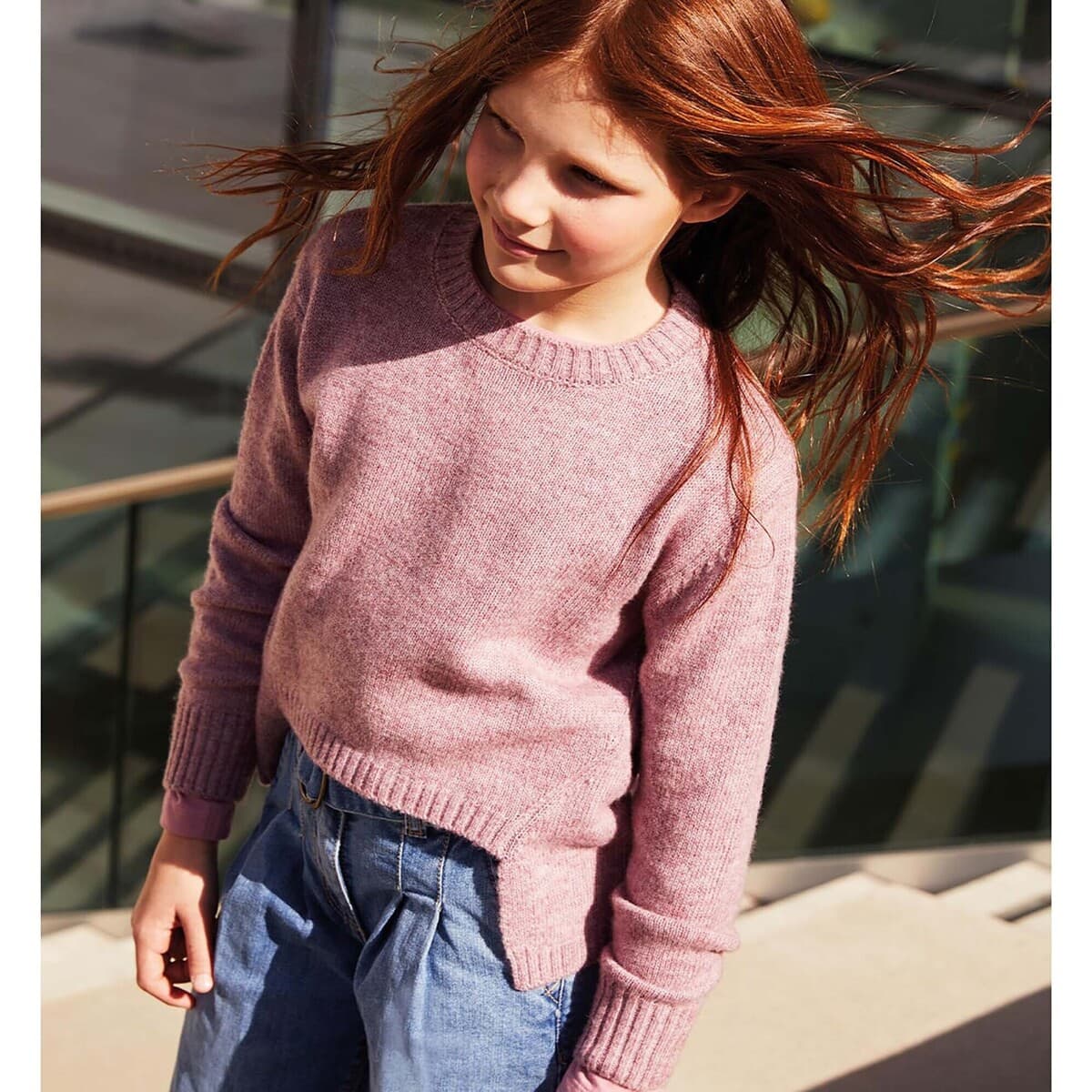 Girls' Sweaters Ido Pink