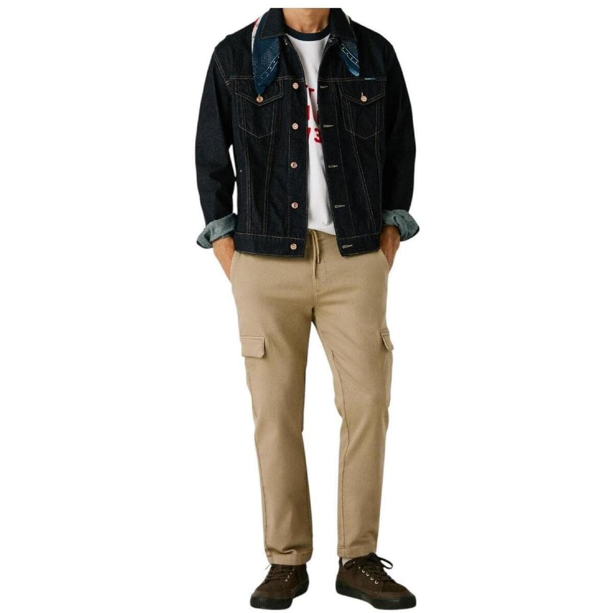 Men's Pants Pepe Jeans Beige