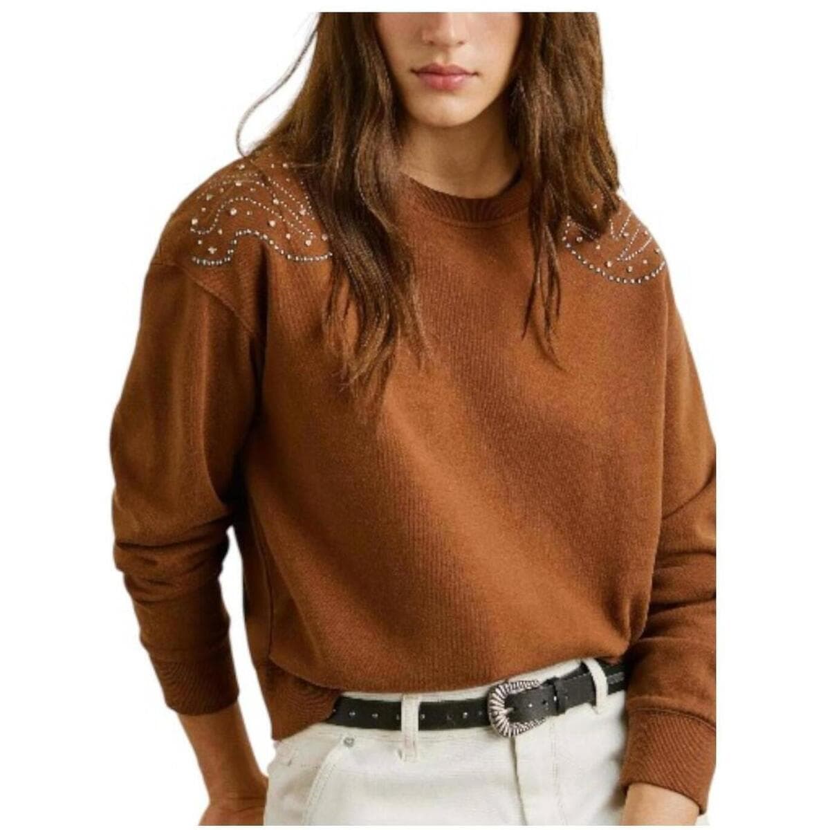 Women's Sports T-Shirts Pepe Jeans Brown