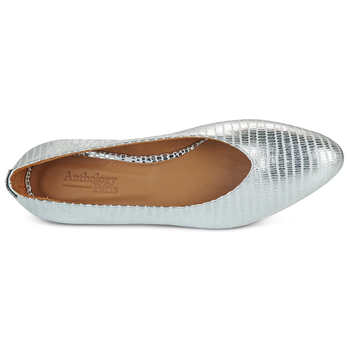 Women's Ballet Flats Anthology Paris Silver