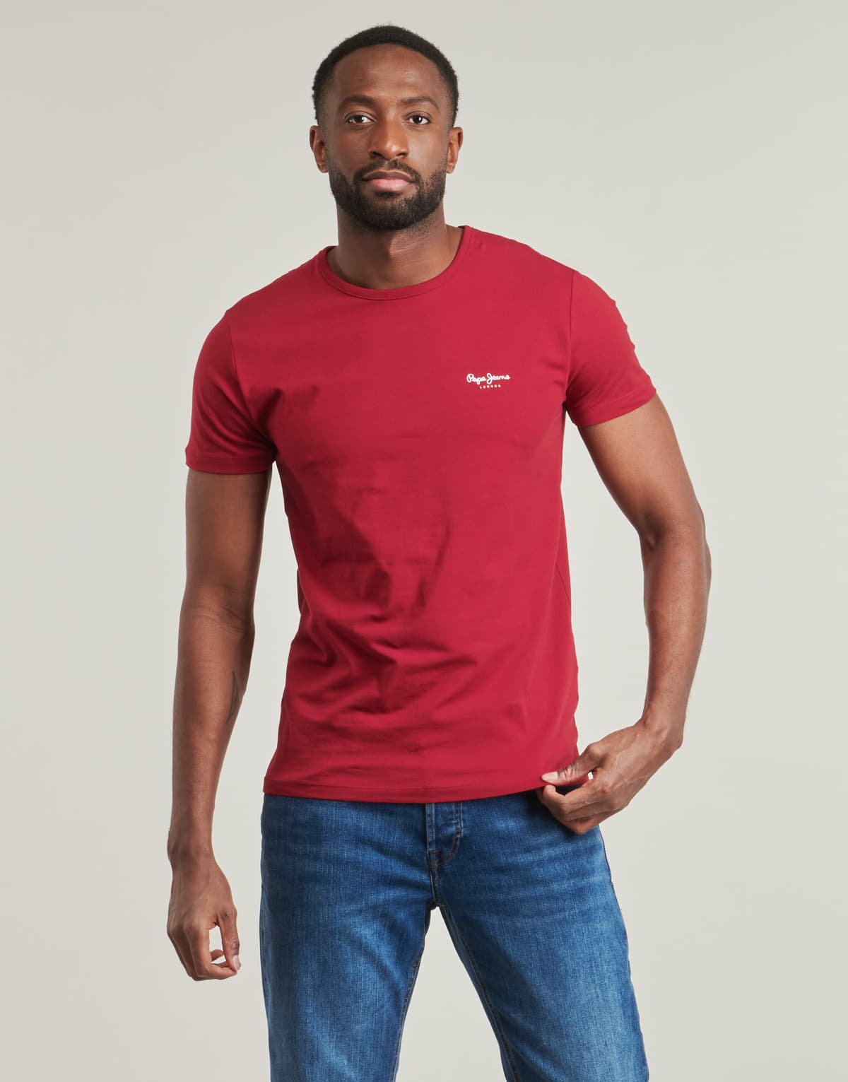 Men's T-Shirts Pepe Jeans Bordeaux