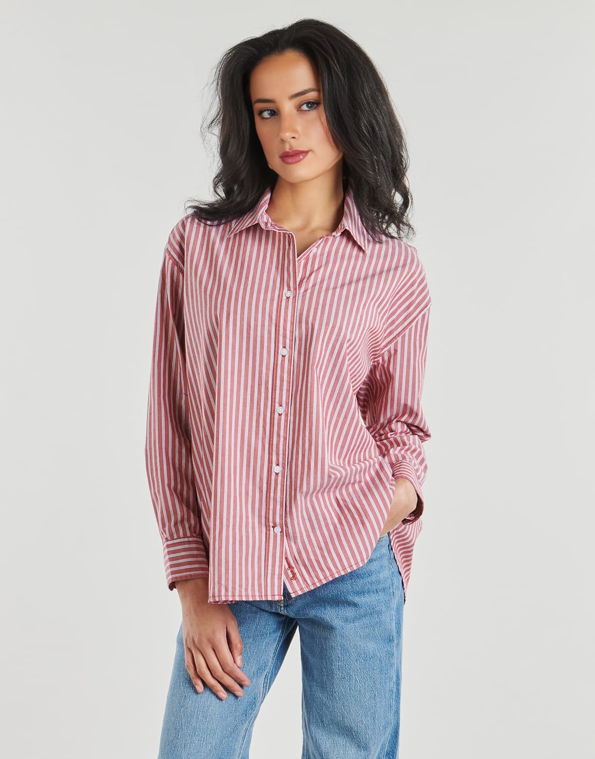 Women's Shirts Pepe Jeans Red