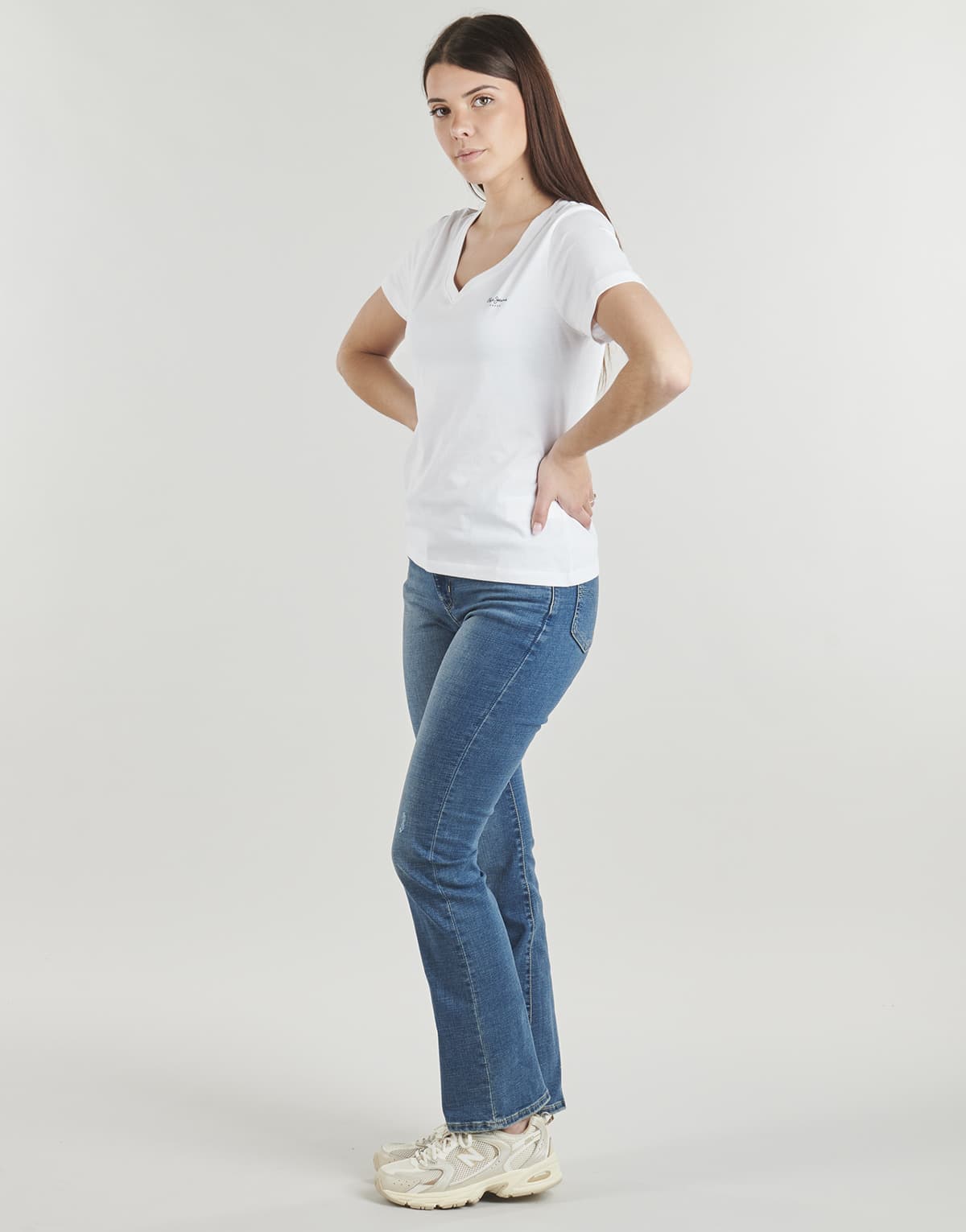 Women's T-Shirts Pepe Jeans White