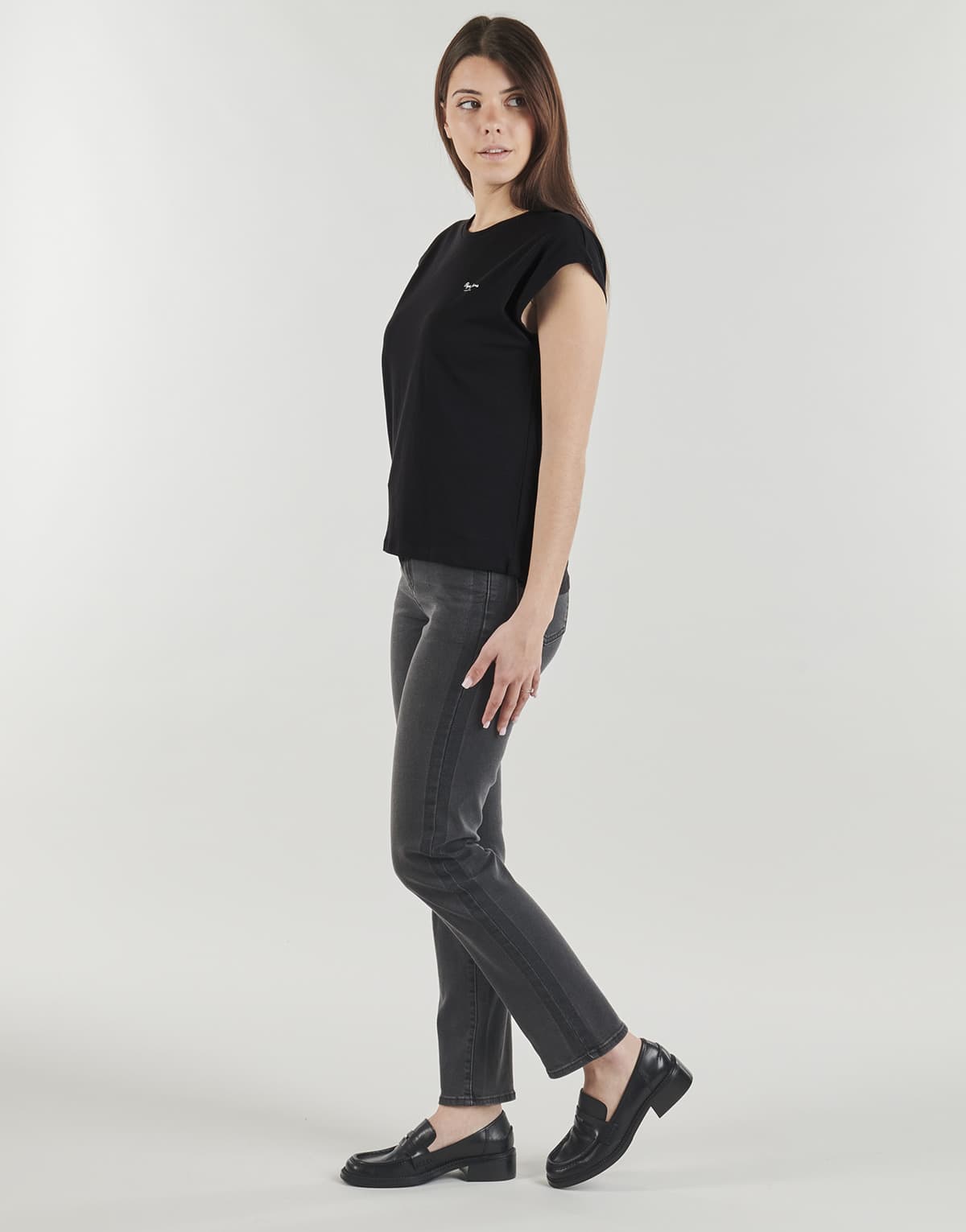 Women's T-Shirts Pepe Jeans Black