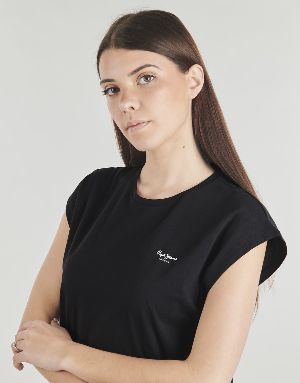 Women's T-Shirts Pepe Jeans Black