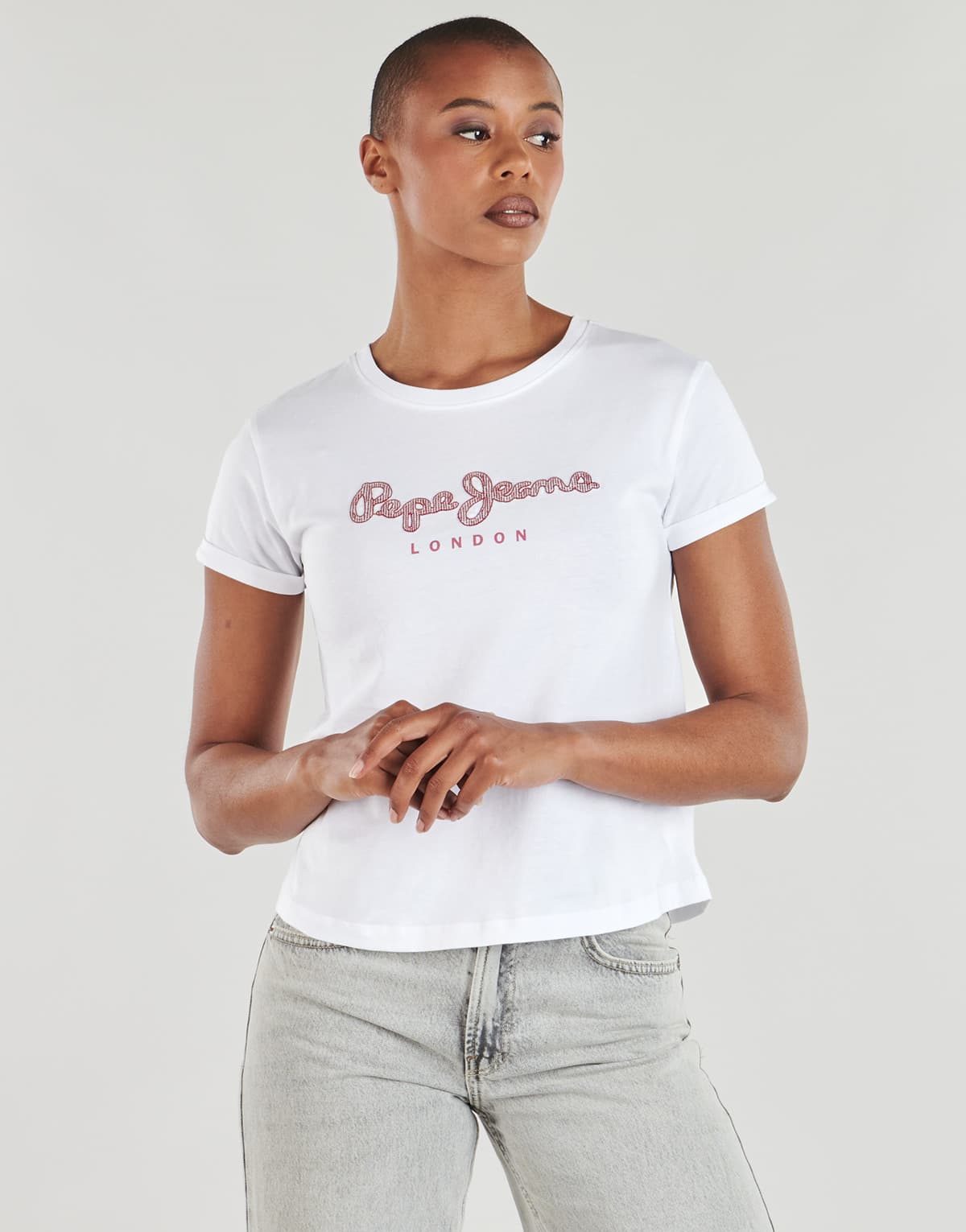 Women's T-Shirts Pepe Jeans White