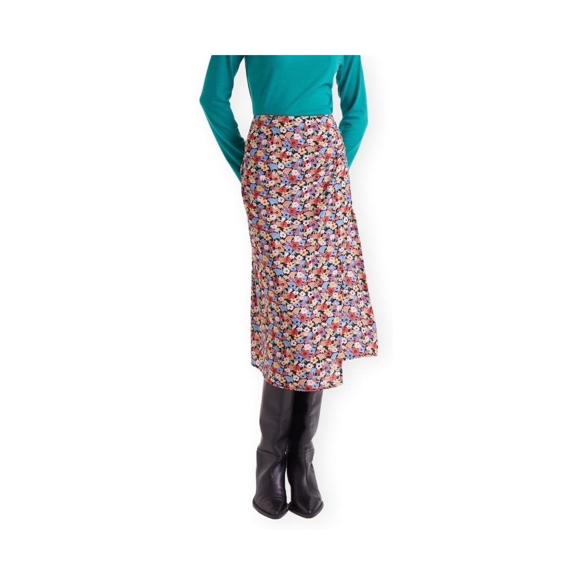 Μίντι φούστες Compania Fantastica COMPAÑIA FANTÁSTICA Skirt 12007 - Flowers 4