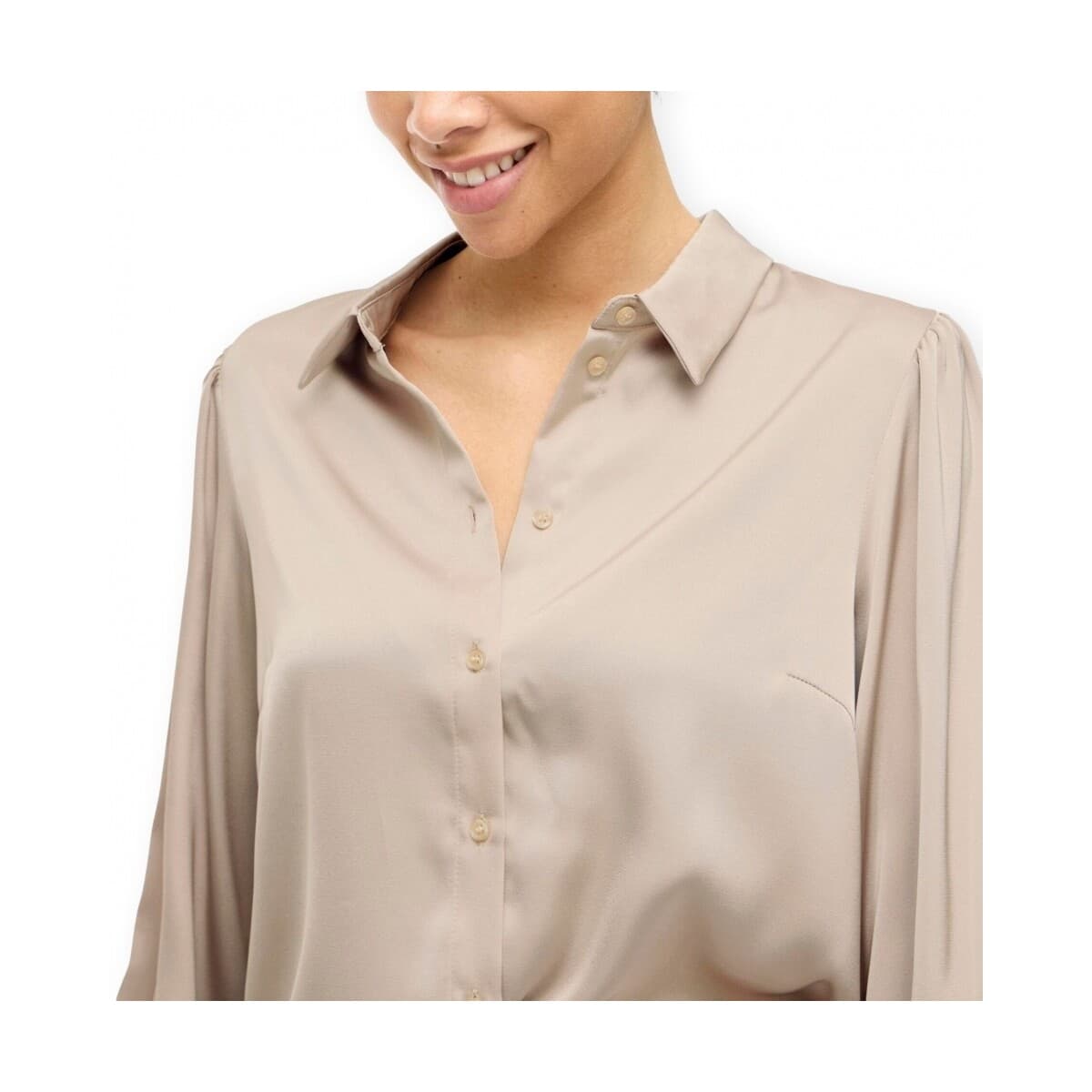 Women's T-Shirts Vila Beige