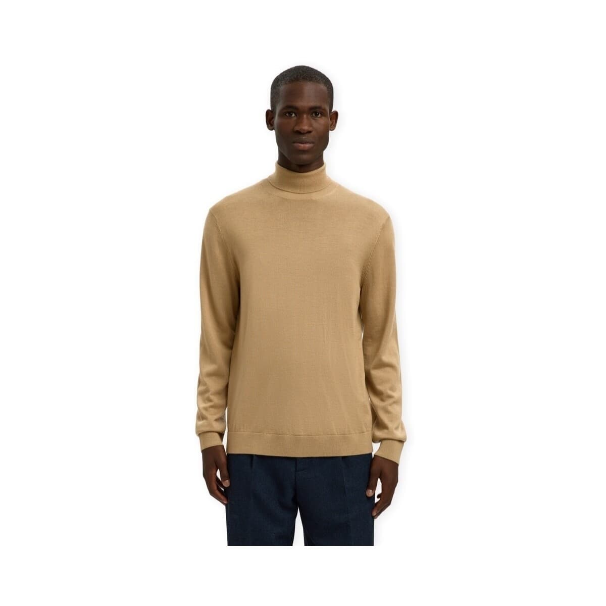 Men's Sweaters Selected Beige