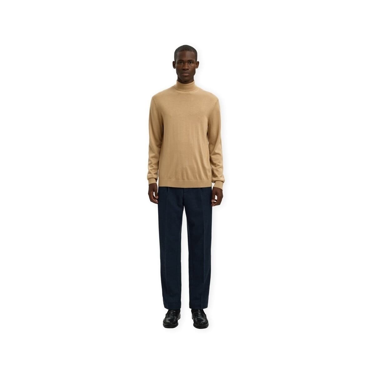 Men's Sweaters Selected Beige